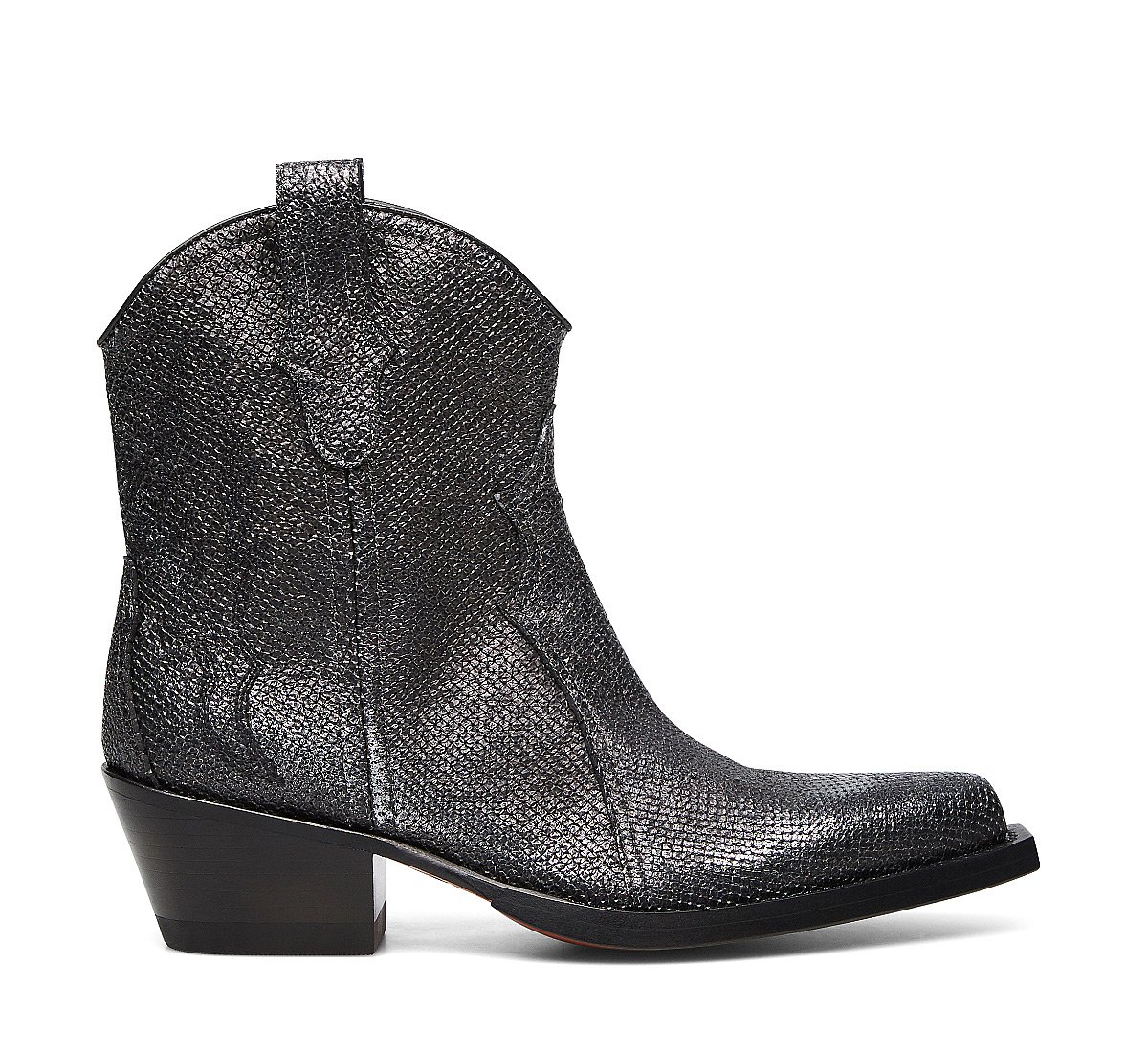 Barracuda calfskin cowboy boots