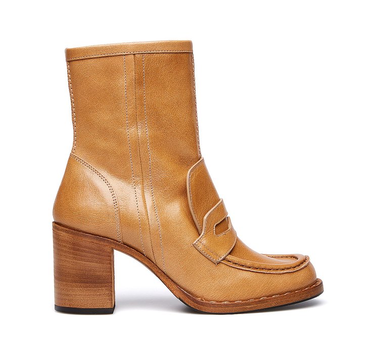 Barracuda ankle boots in soft buffalo leather