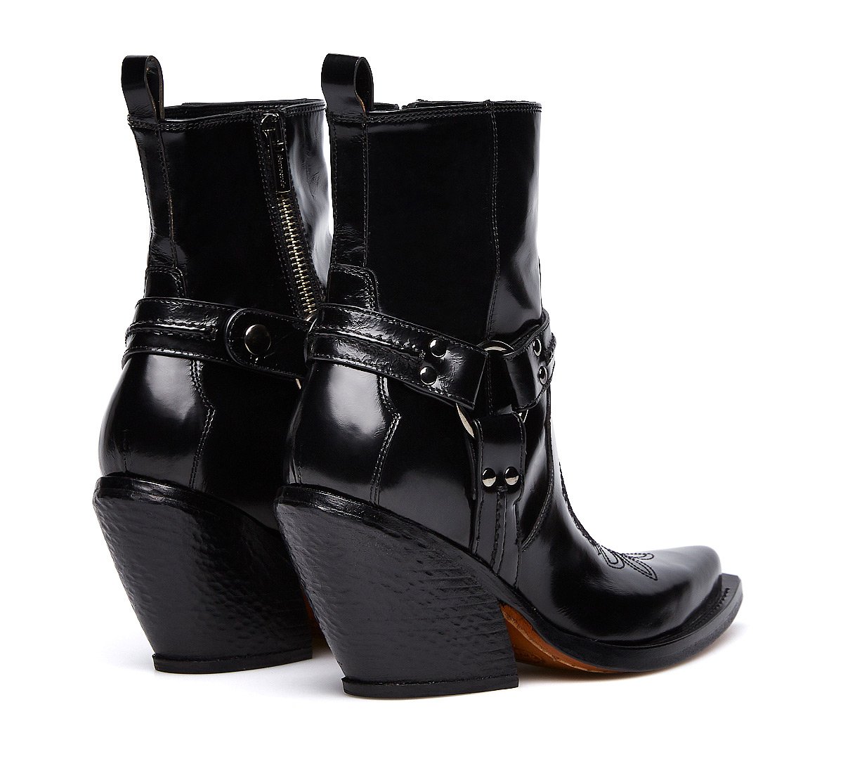 Barracuda cowboy boots in ultra-soft calfskin