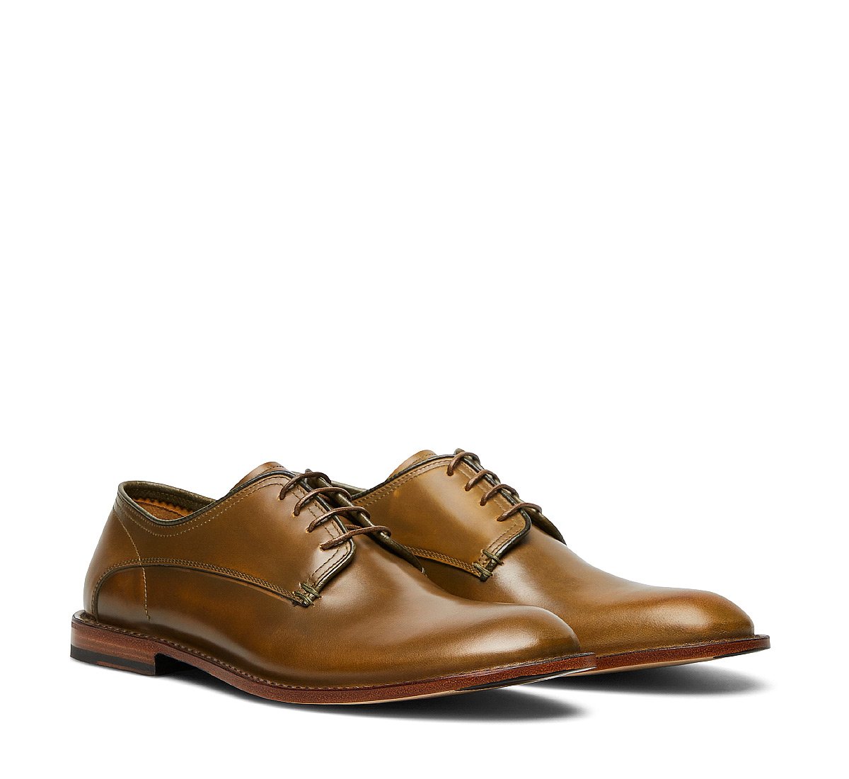 Barracuda calfskin lace-ups