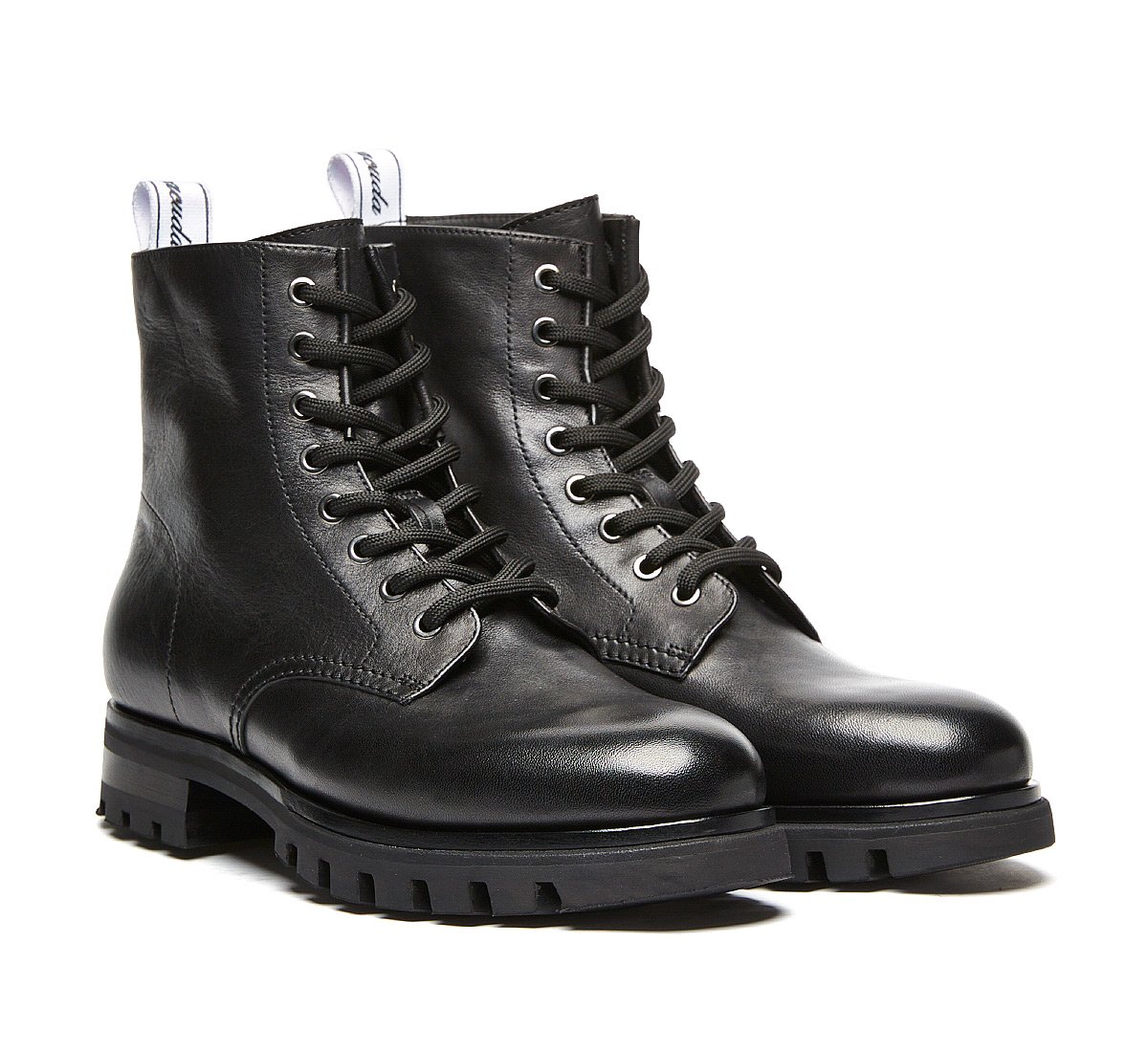 Barracuda commando boot in luxury calf leather
