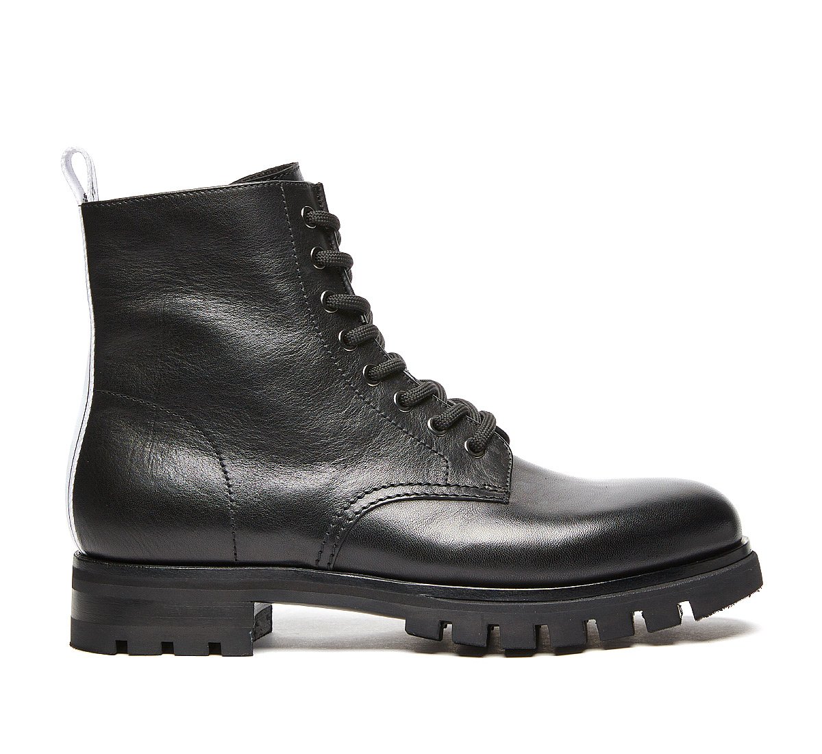 Barracuda commando boot in luxury calf leather
