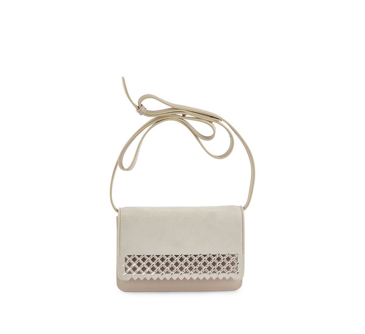 Borsa a tracolla con strass
