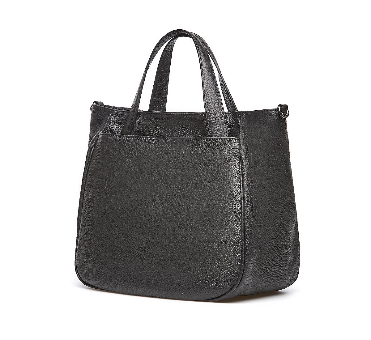 Soft leather bucket bag