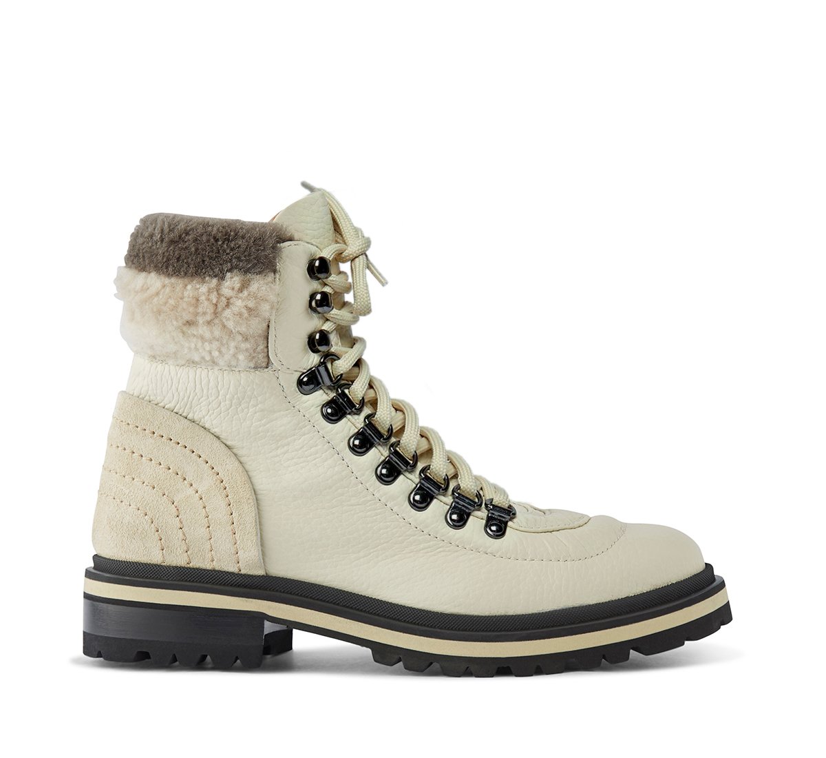 Stivaletto Trekking in vitello e montone shearling