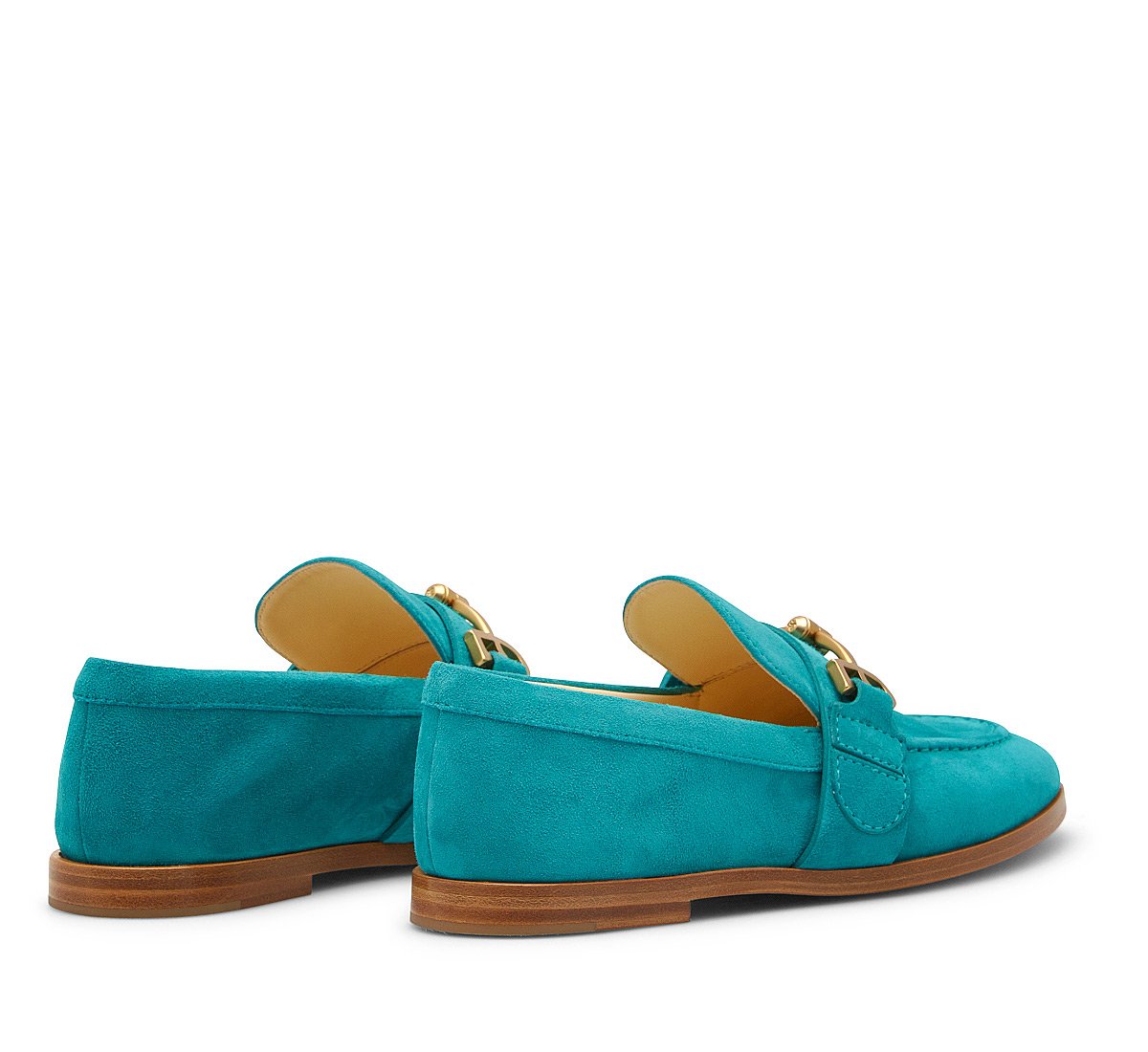 Mocassino morsetto in morbido suede
