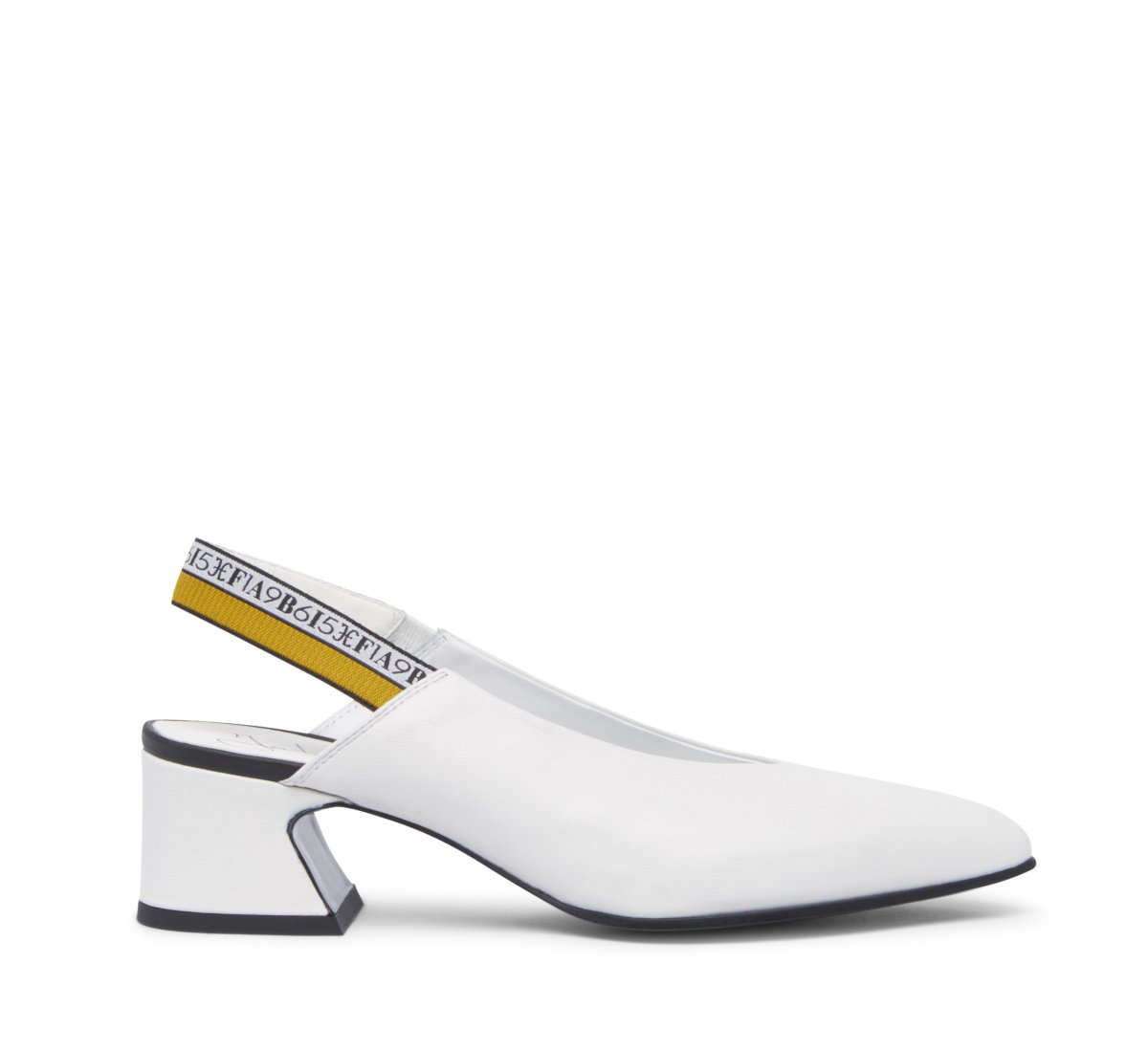Slingback in morbida nappa