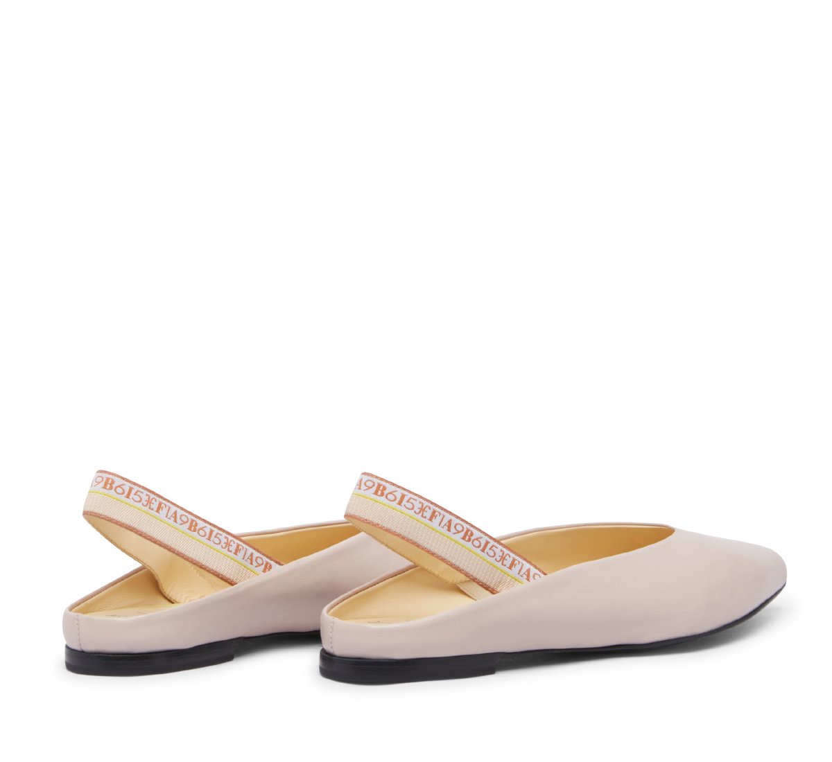 Slingback in morbida nappa