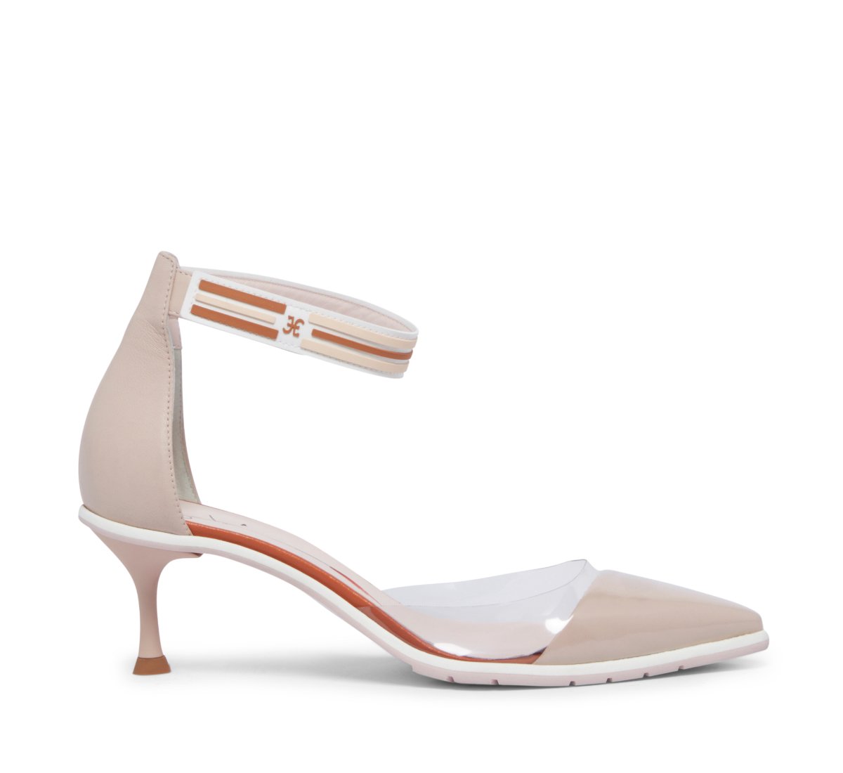 Slingback in morbida nappa