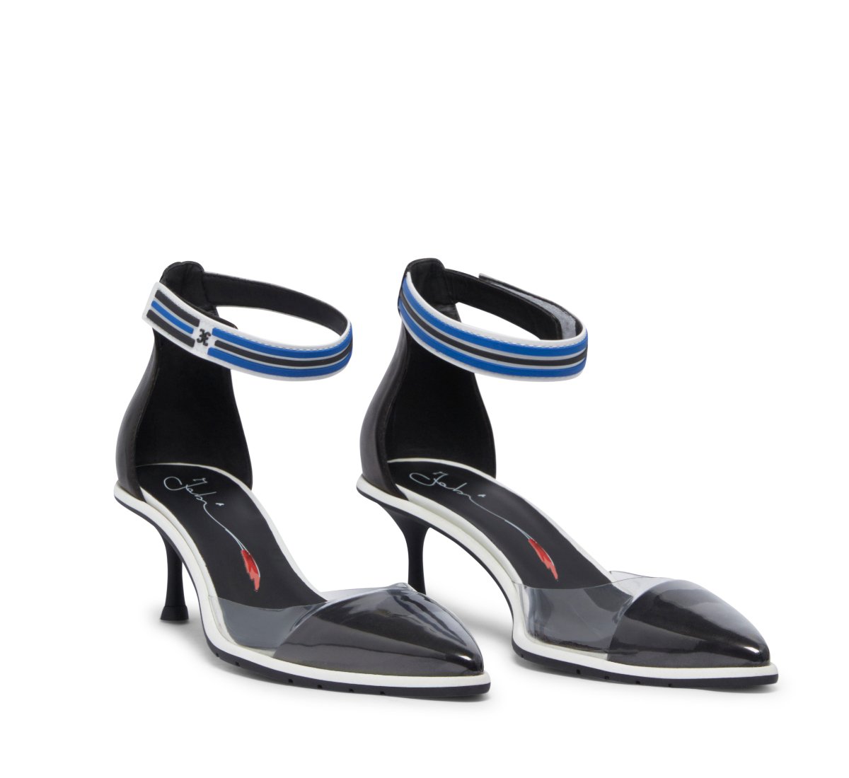 Slingback in morbida nappa
