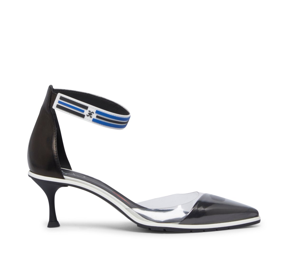Slingback in morbida nappa