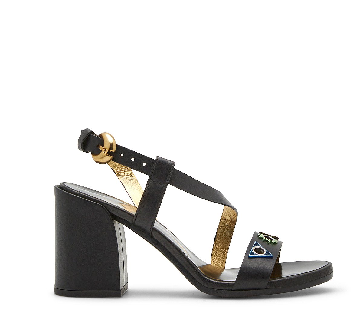 Sandalo chunky in vitello