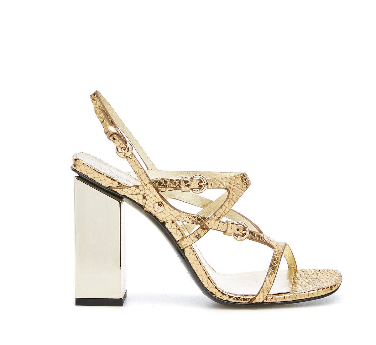 Sandals with irregular shape