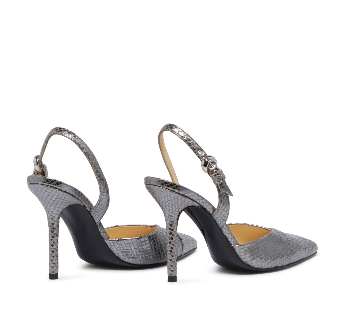 Slingback Fabi classic in laminated leather