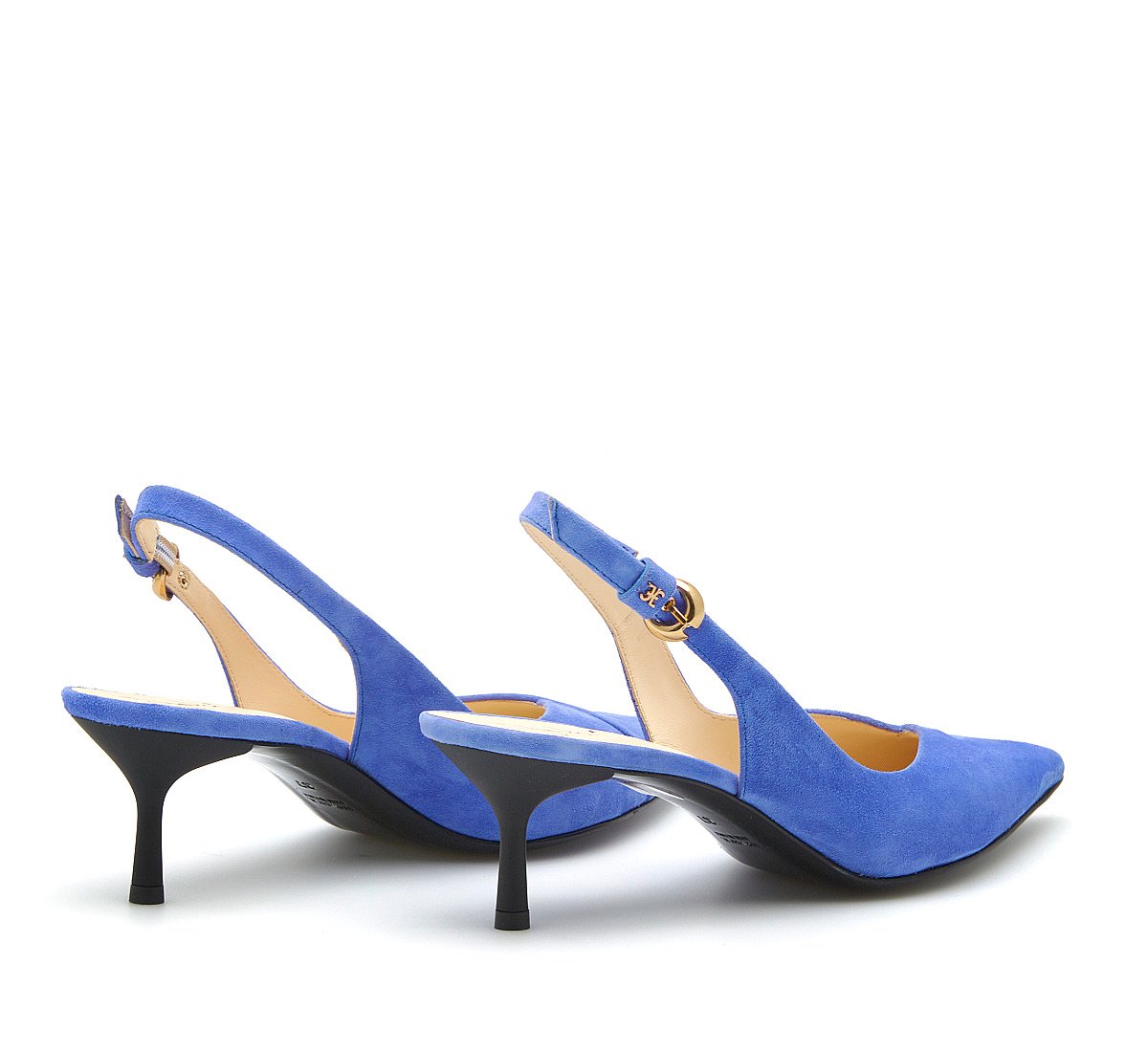 Slingback in morbido camoscio