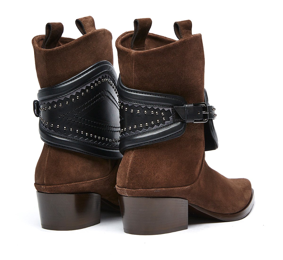 Texan boots in soft calf leather