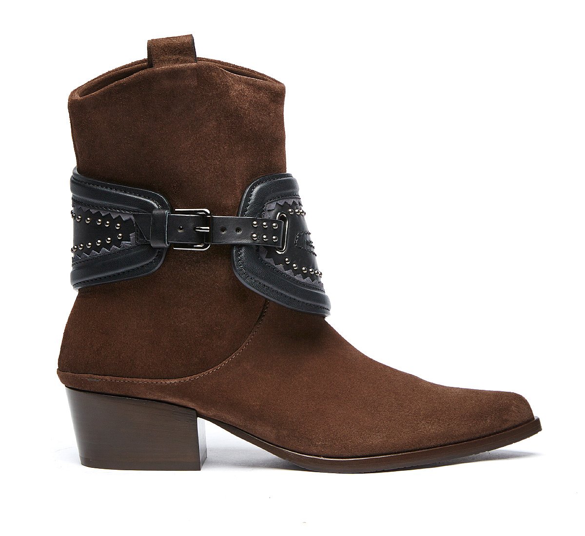 Texan boots in soft calf leather