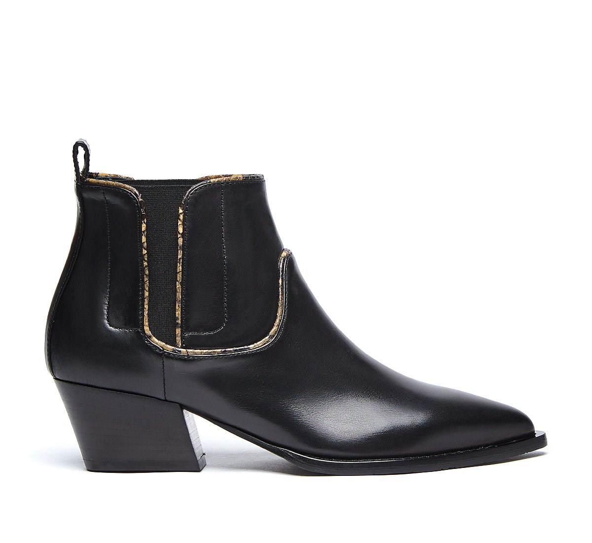 Texan boots in soft calf leather