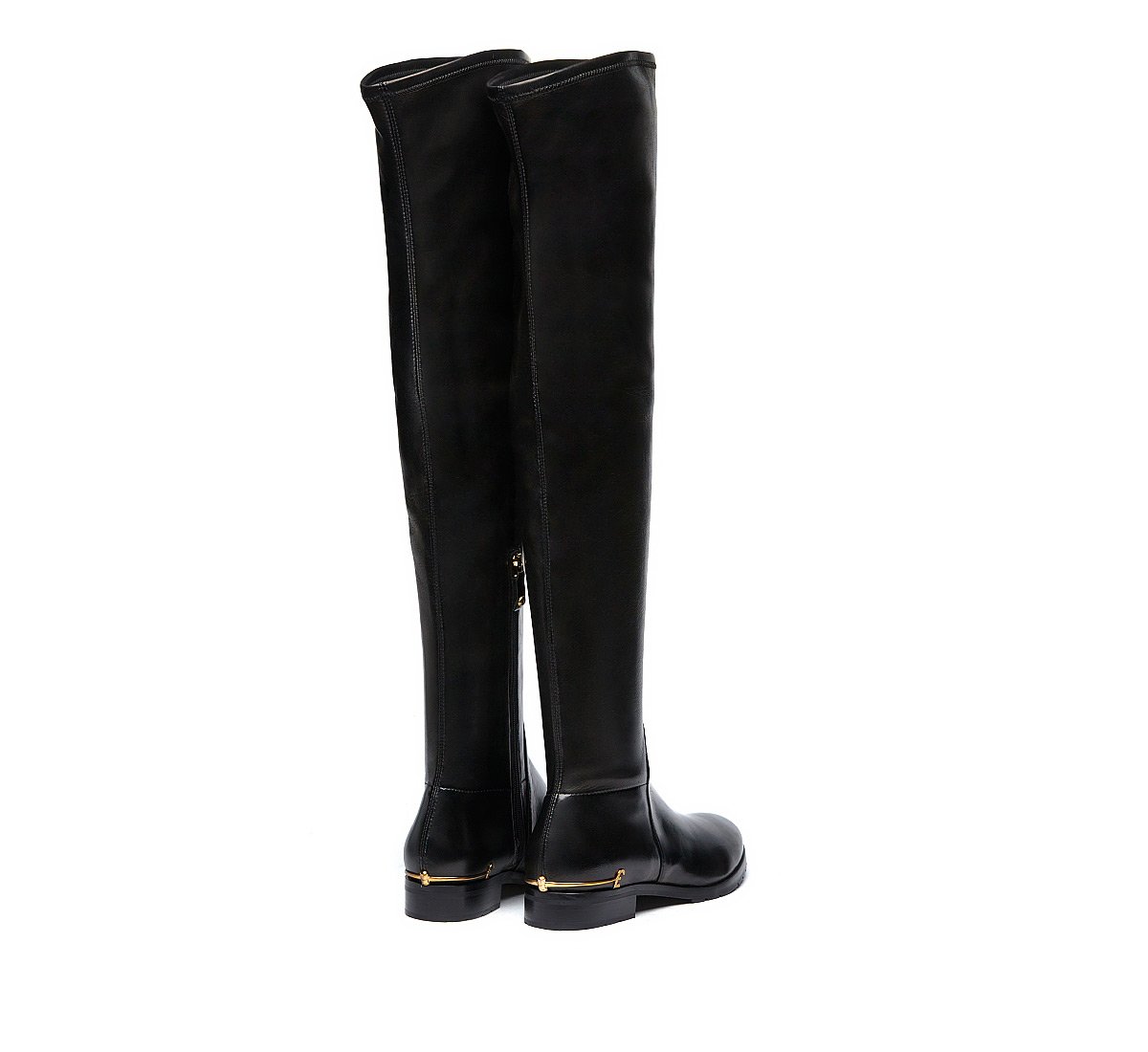 Thigh-High Boots In Soft Nappa Leather 