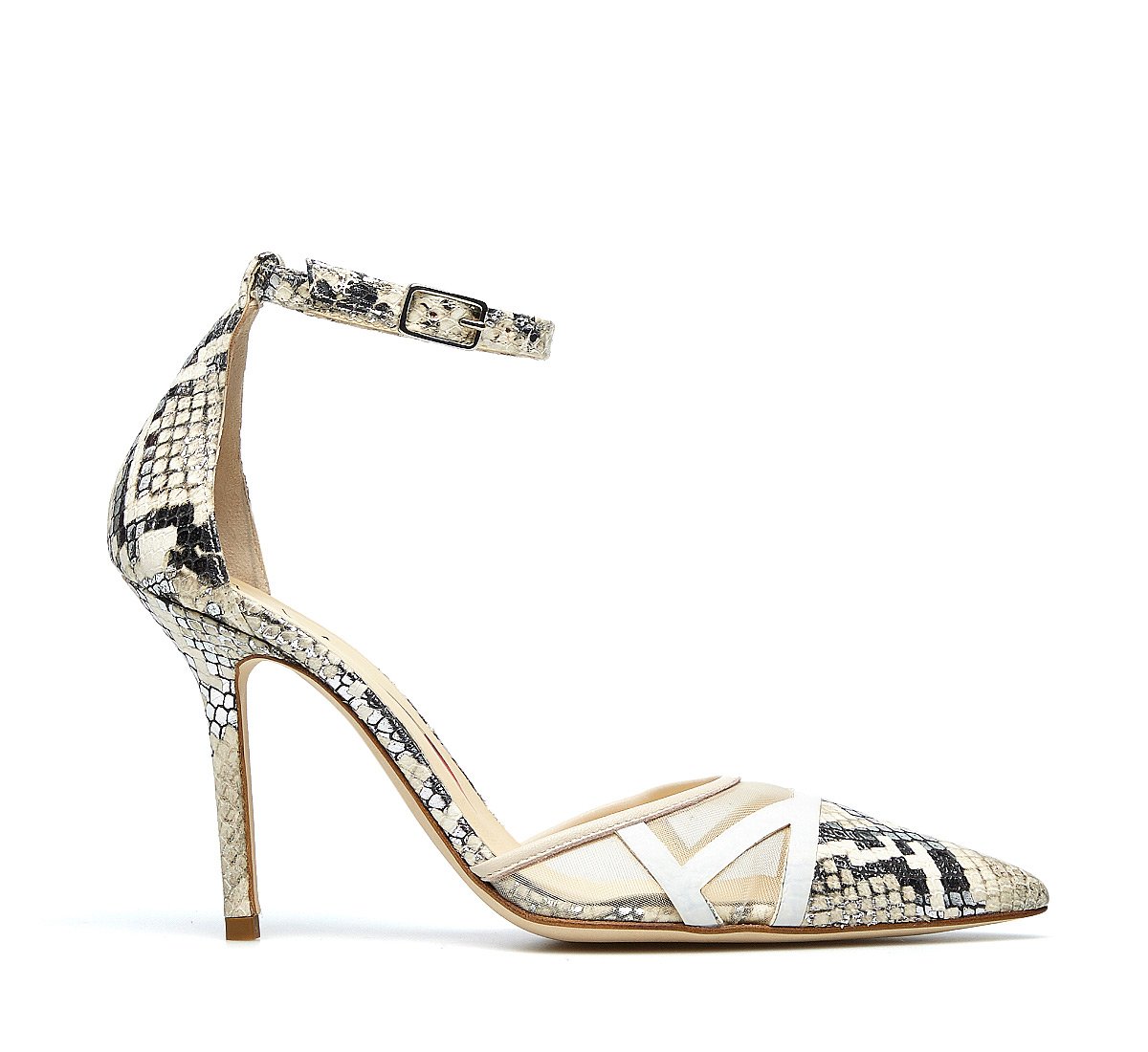 Calfskin pumps