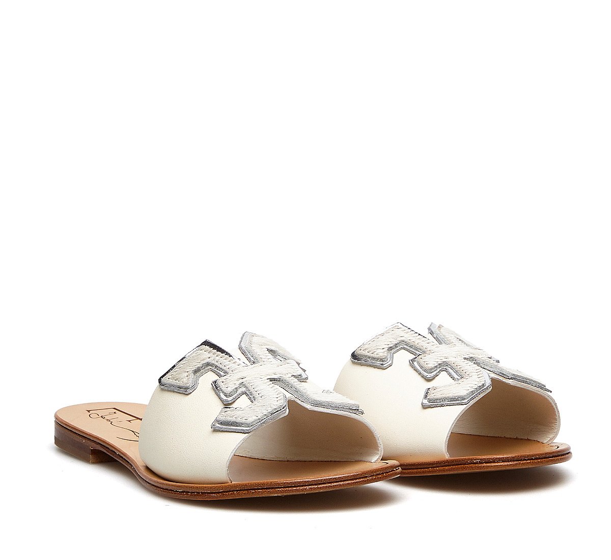 Slipper in morbido vitello