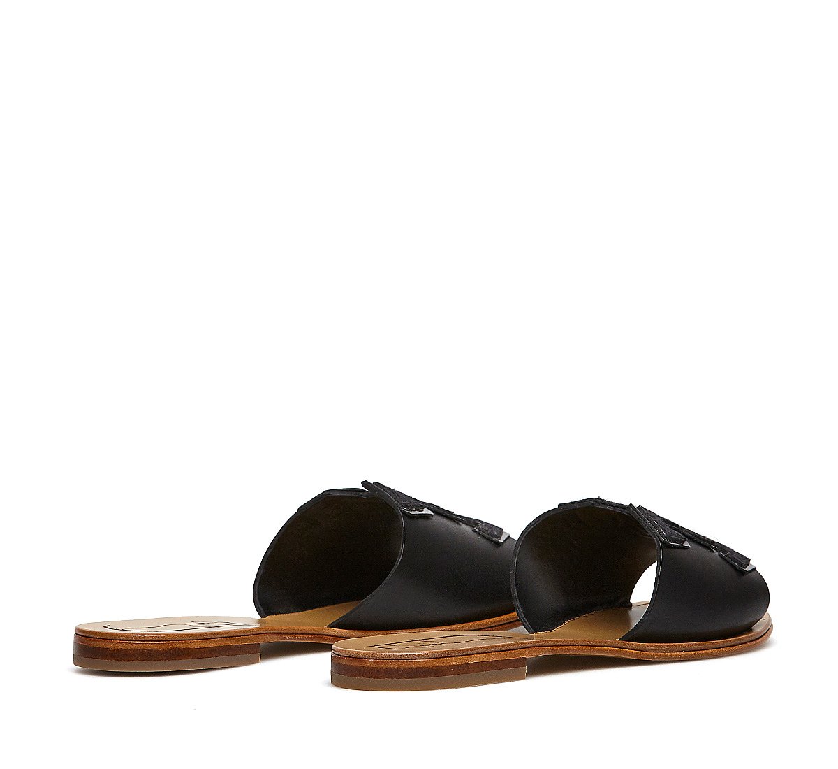 Soft calfskin slip-ons