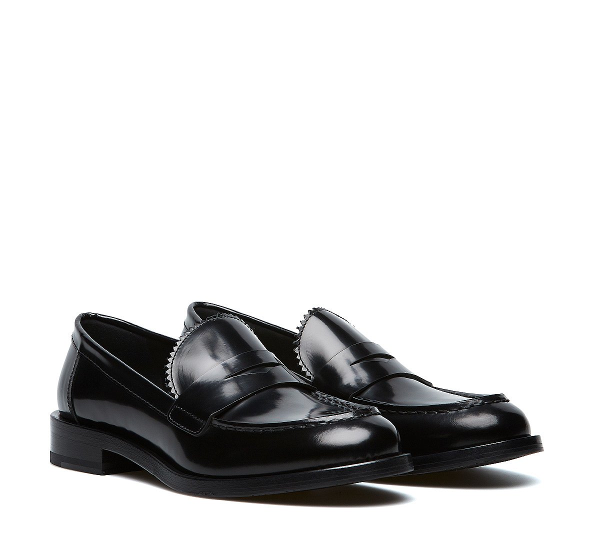 Calfskin moccasins