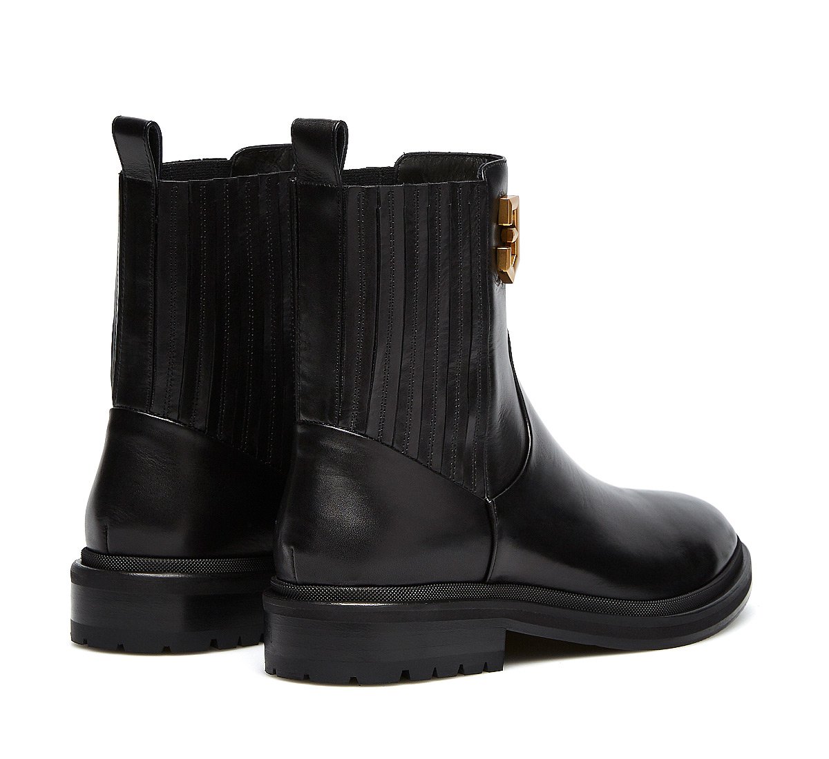 Soft calfskin ankle boots