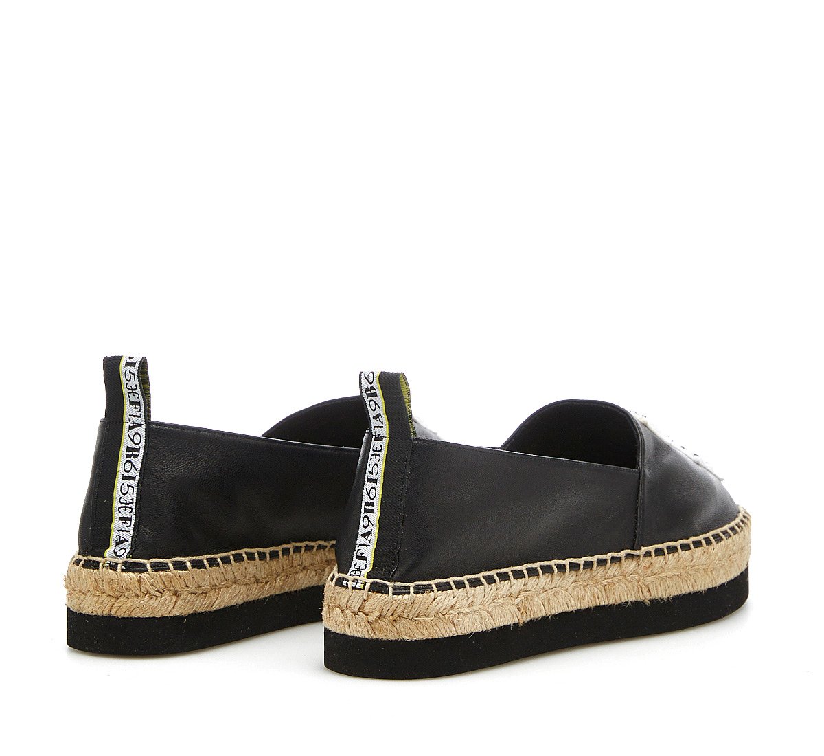 Calf leather espadrilles