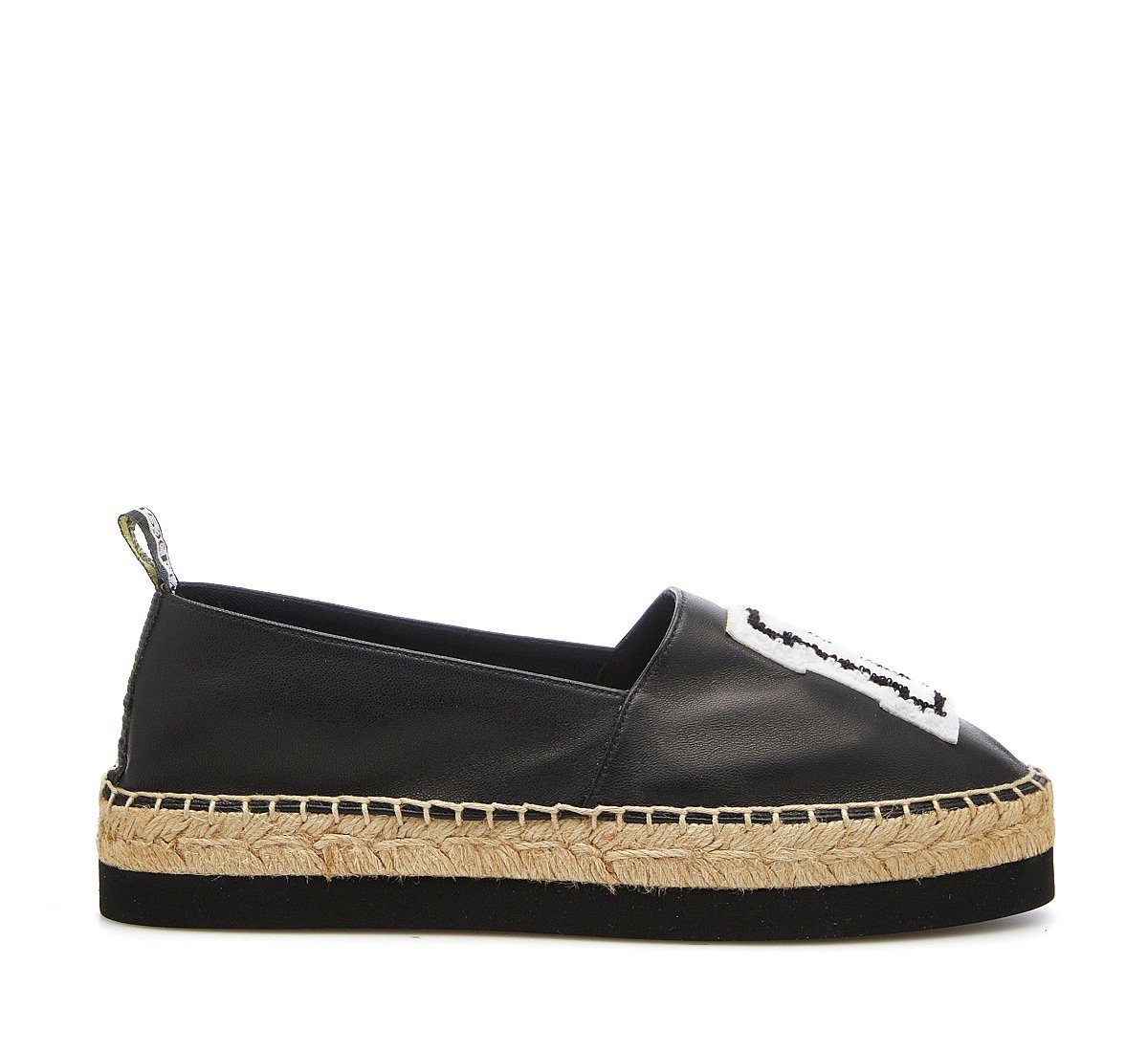Calf leather espadrilles