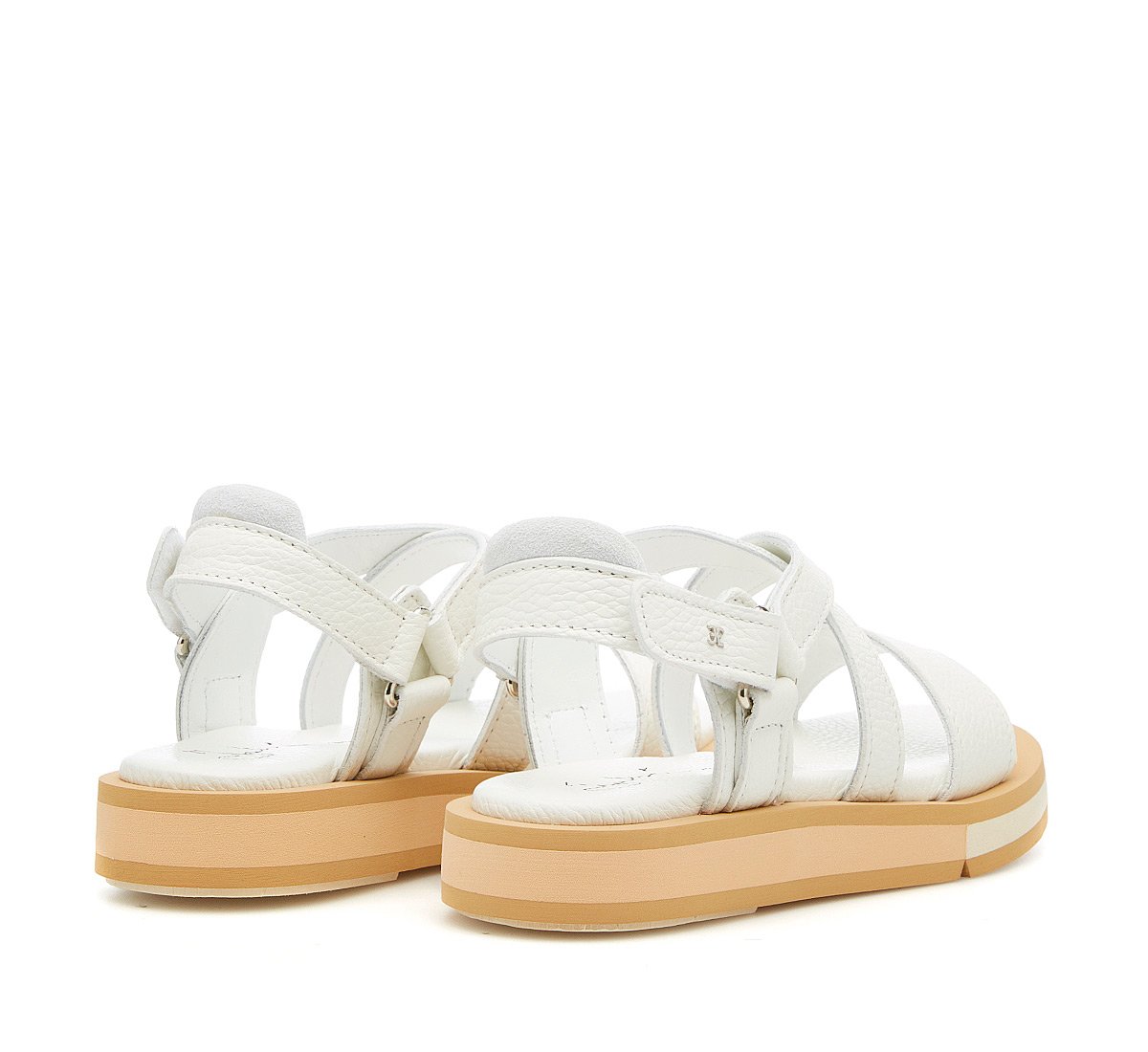 Calf leather sandals
