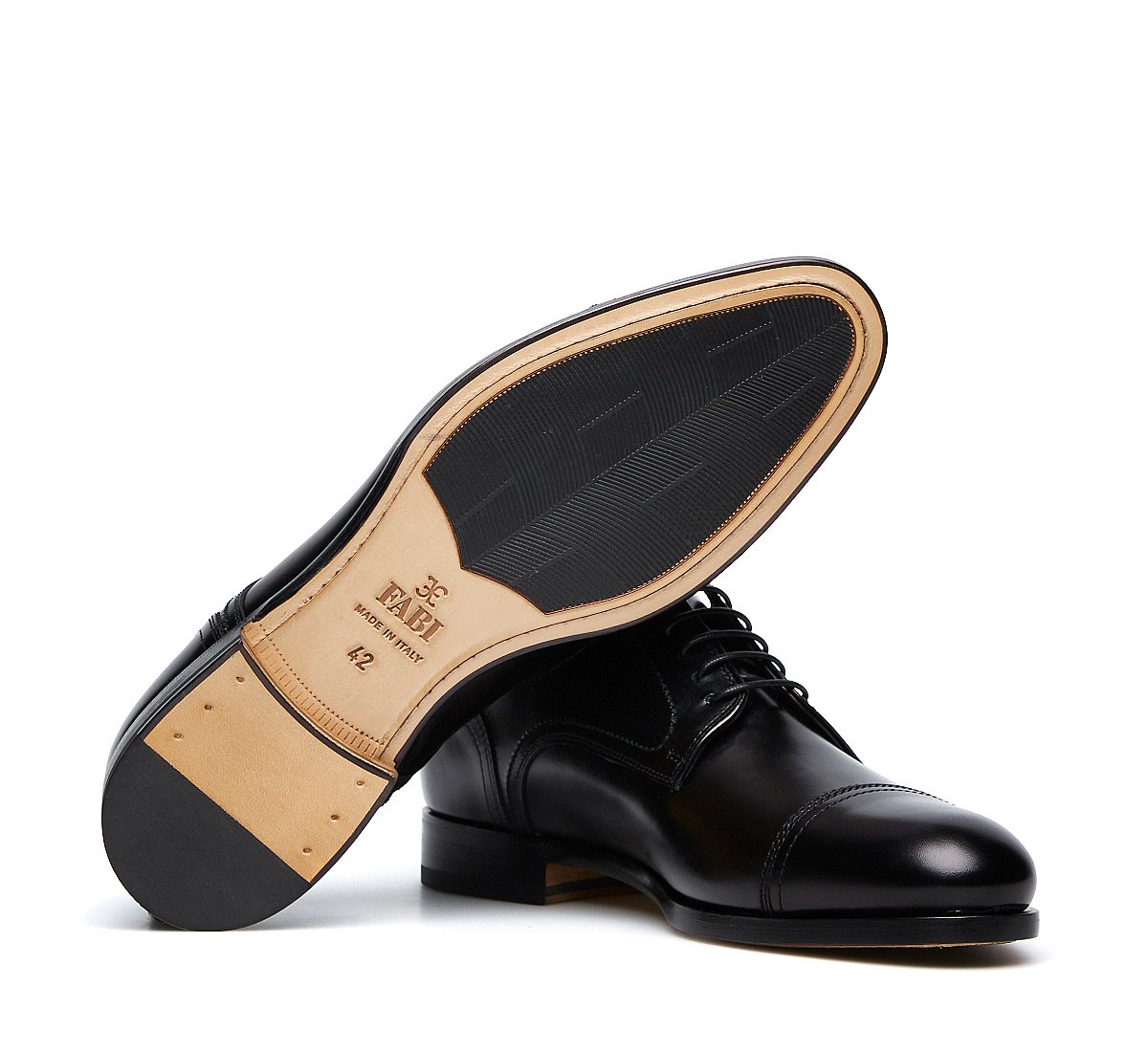 Fabi classic calfskin derbies