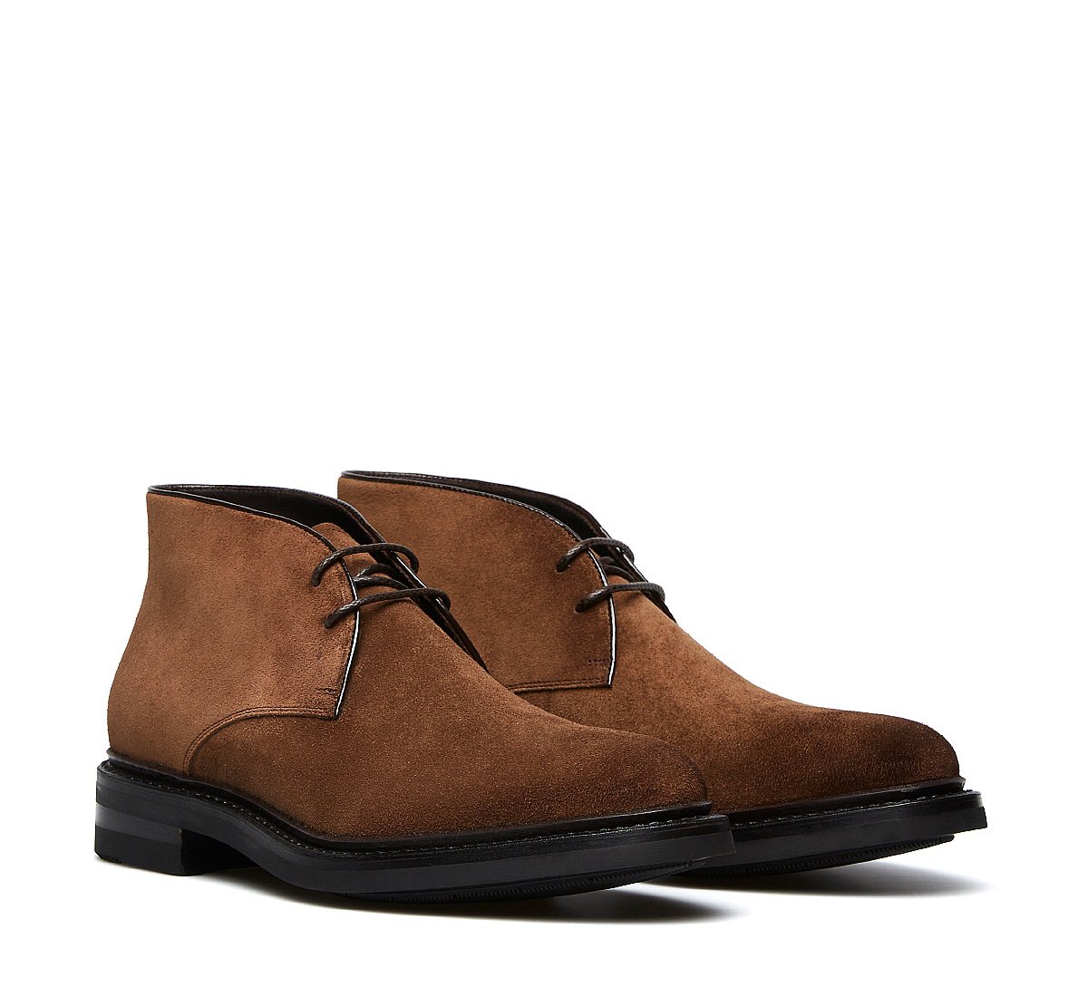 Fabi Flex Goodyear ankle boots in suede calfskin