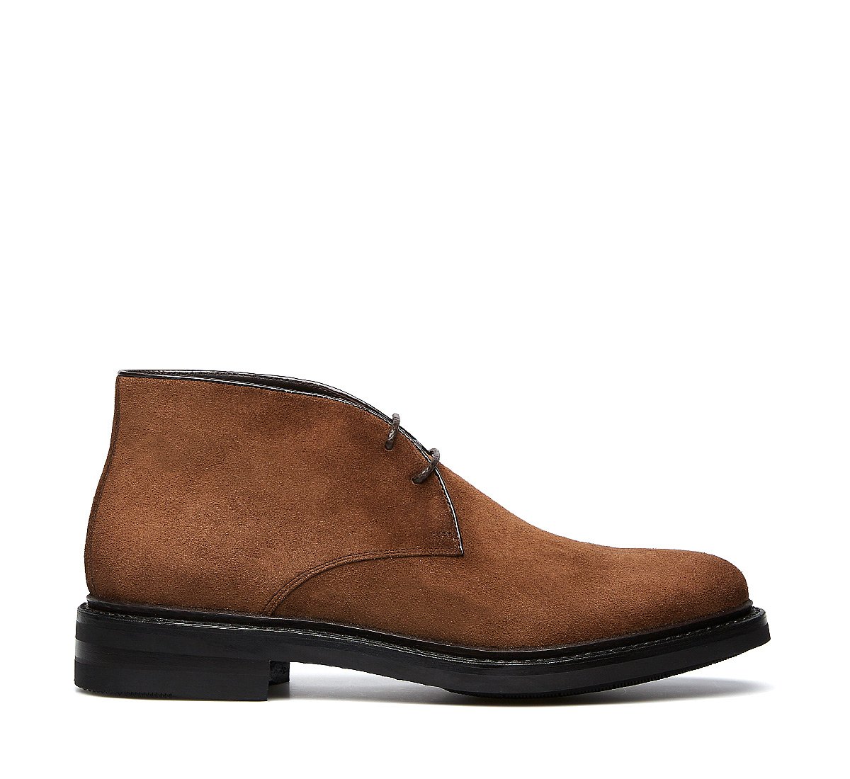 Fabi Flex Goodyear ankle boots in suede calfskin