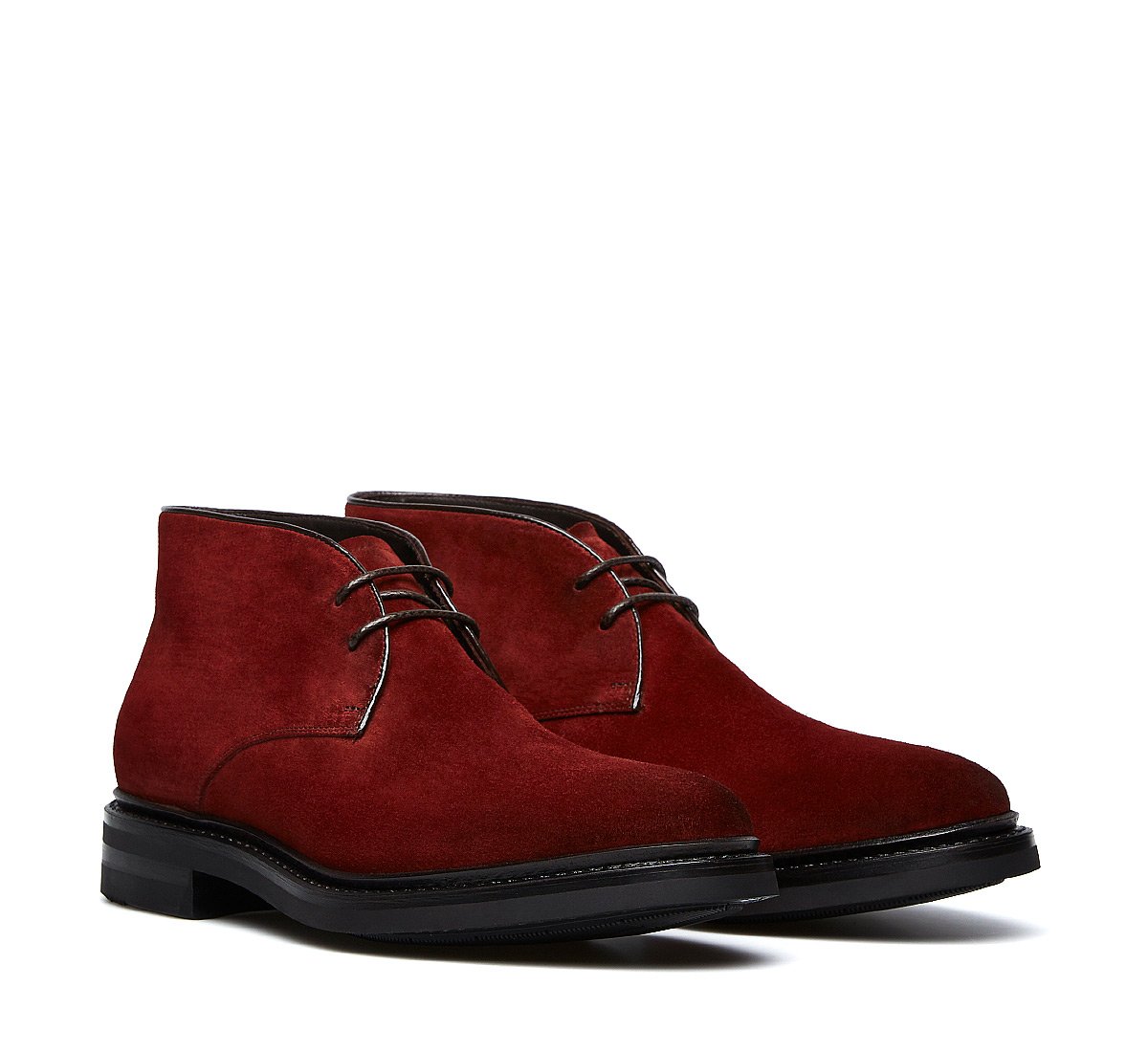 Fabi Flex Goodyear ankle boots in suede calfskin