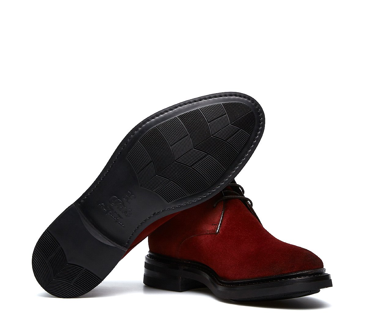 Fabi Flex Goodyear ankle boots in suede calfskin