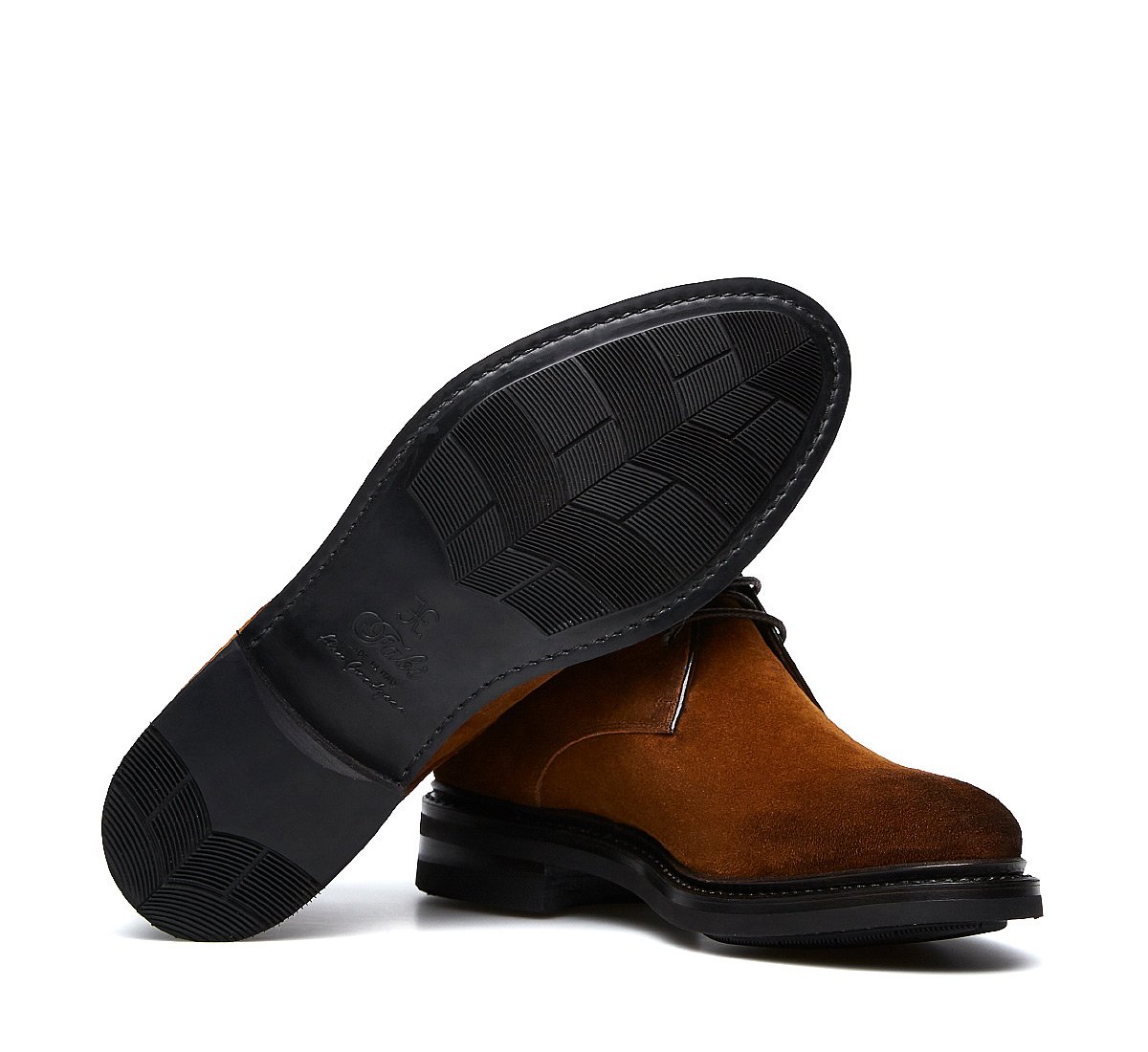 Fabi Flex Goodyear ankle boots in suede calfskin