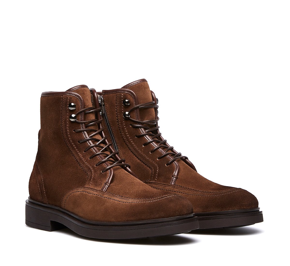 Suede calfskin Beatle boots