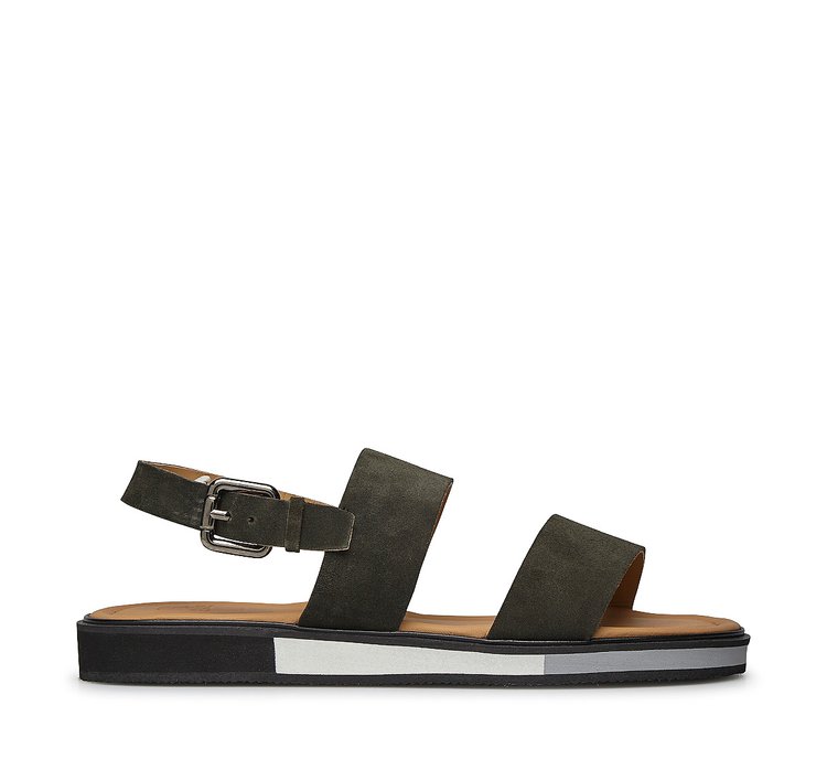 Sandal in suede