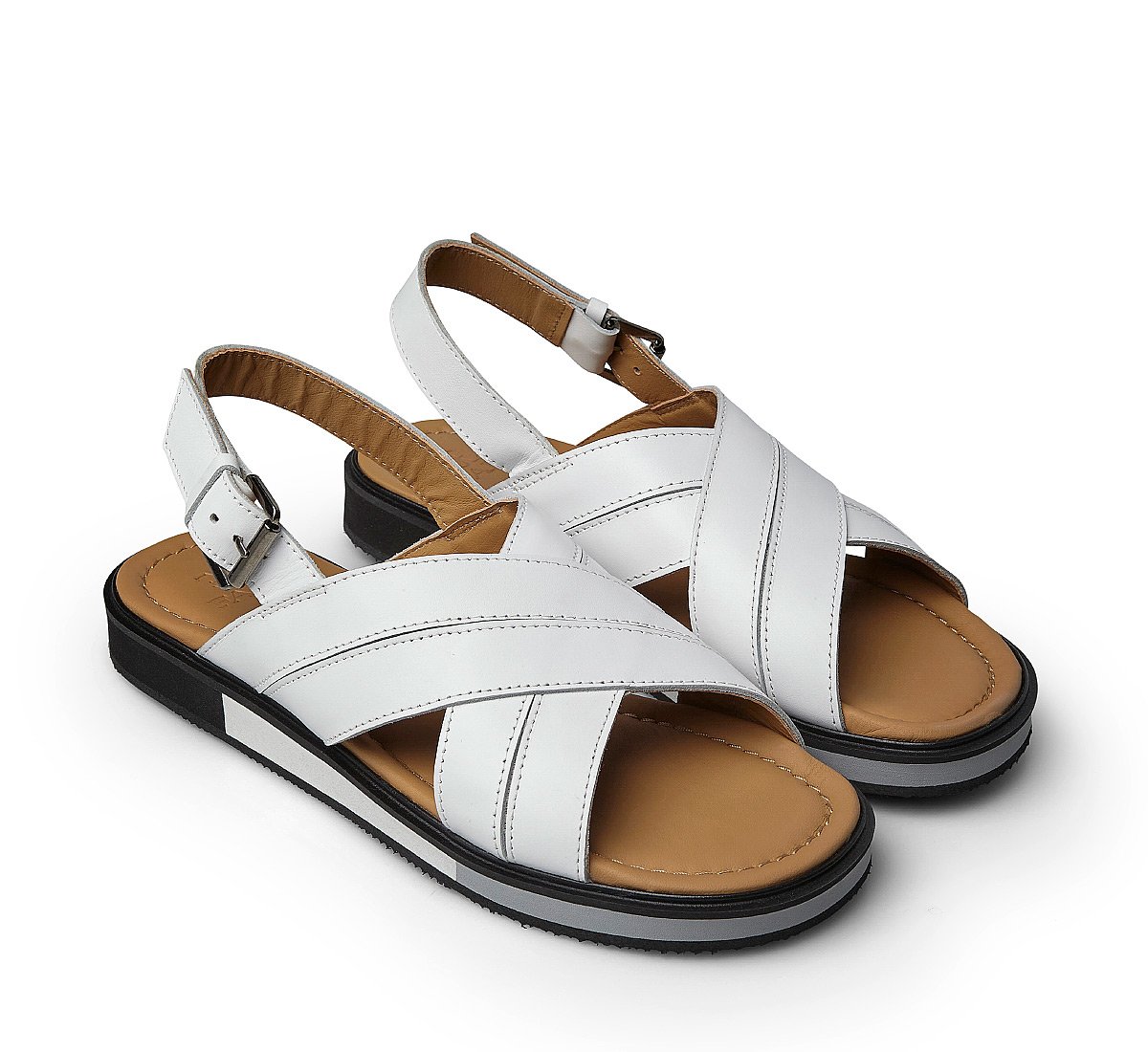 Sandal in nappa leather