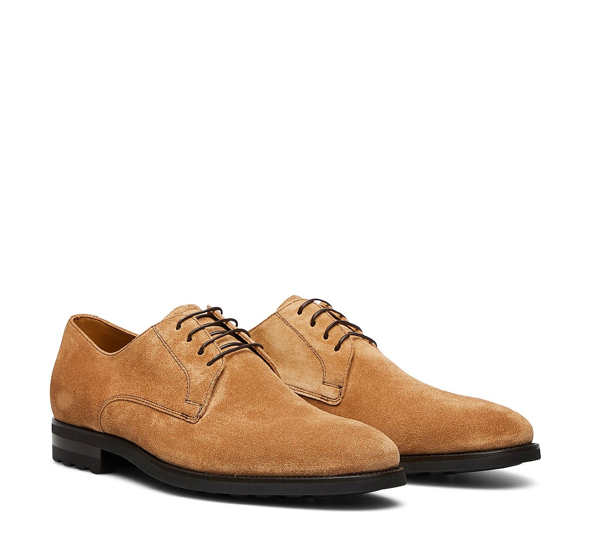 Stringata in suede