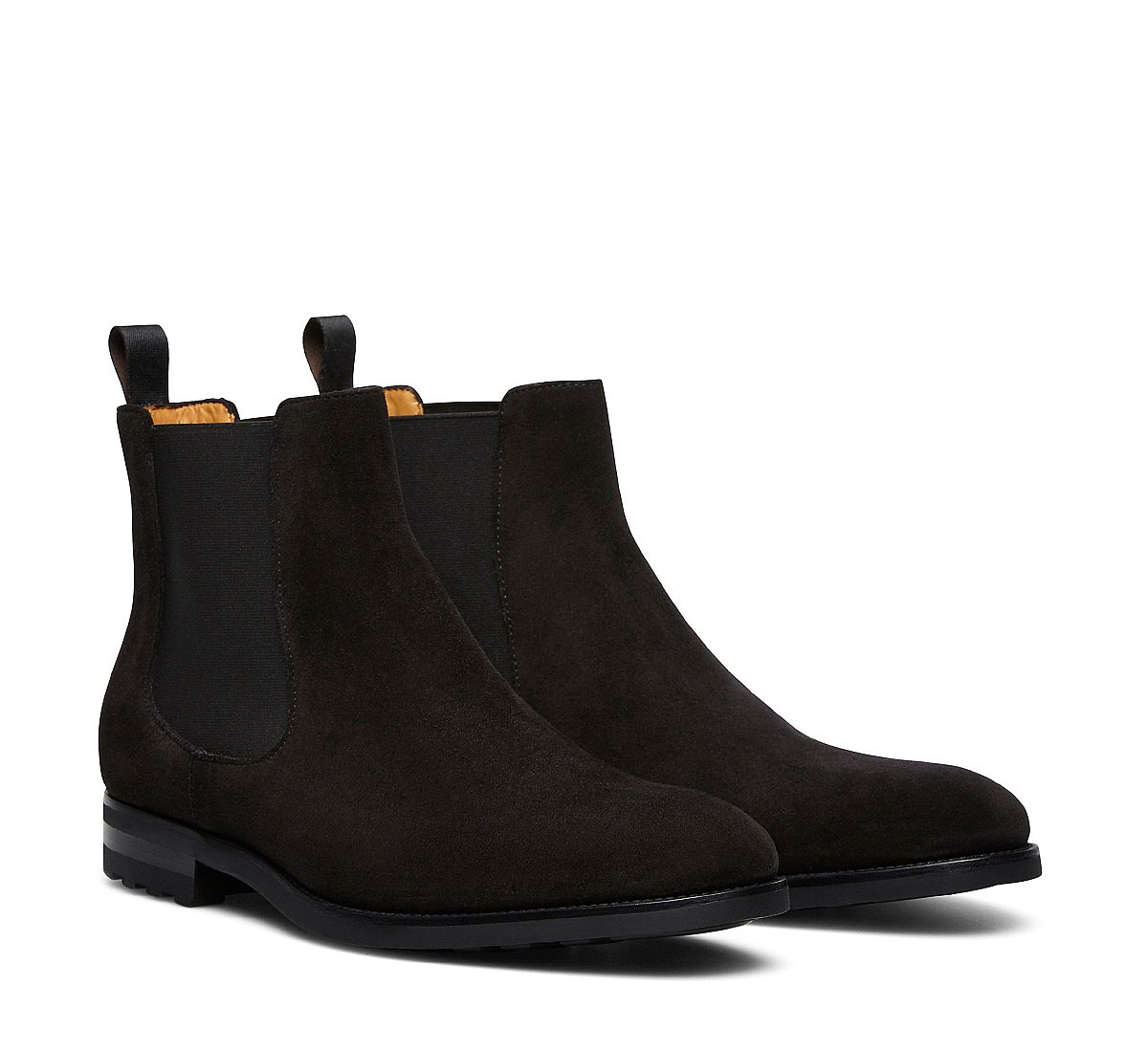 Suede Beatle boots
