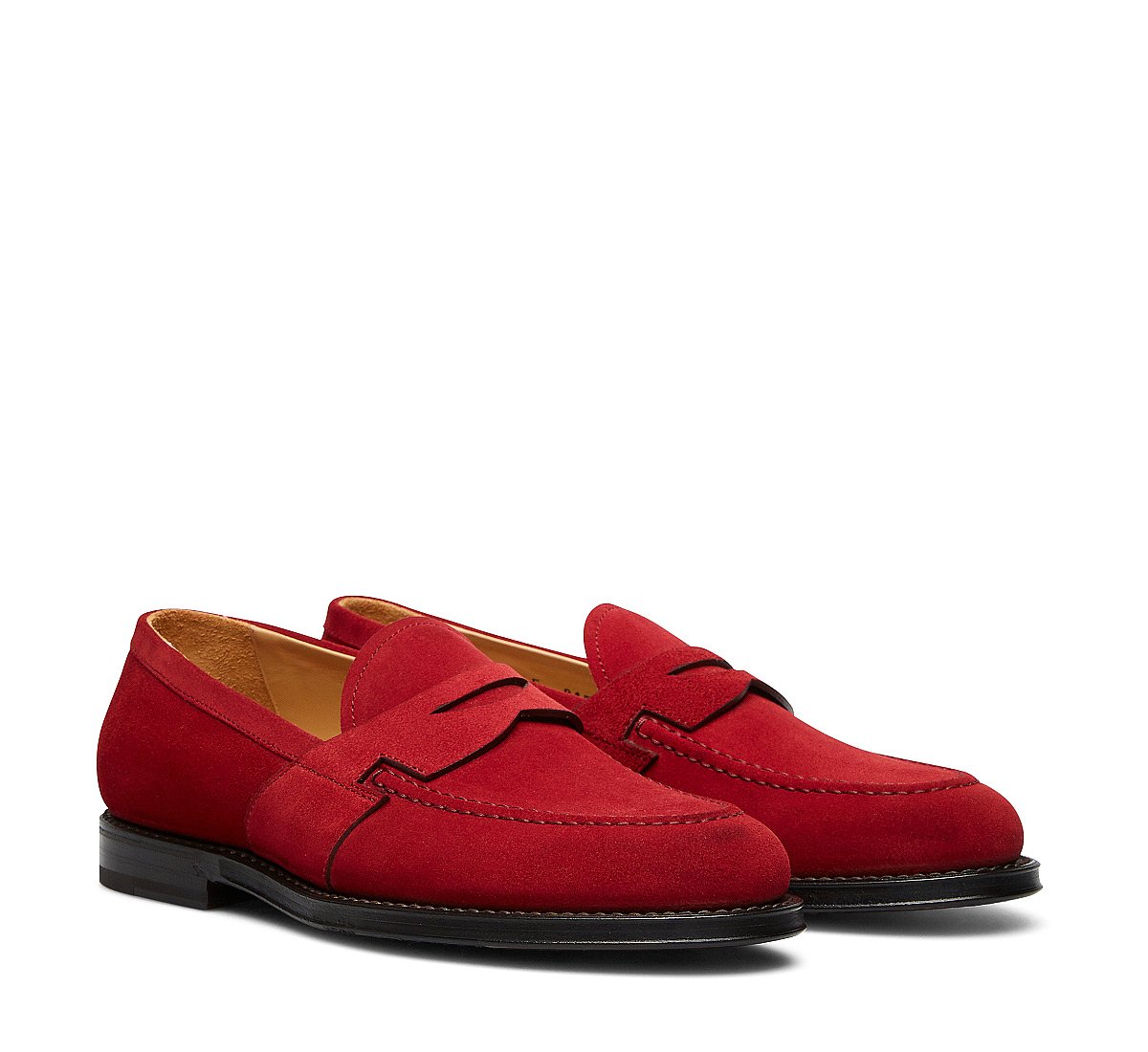 Suede moccasins