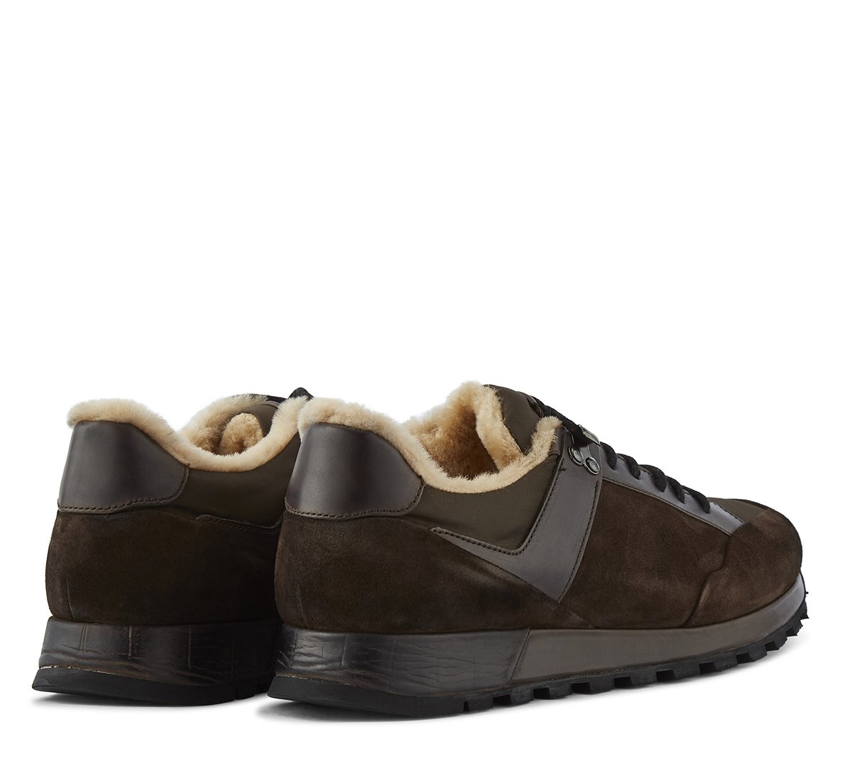 Sneaker in morbido vitello