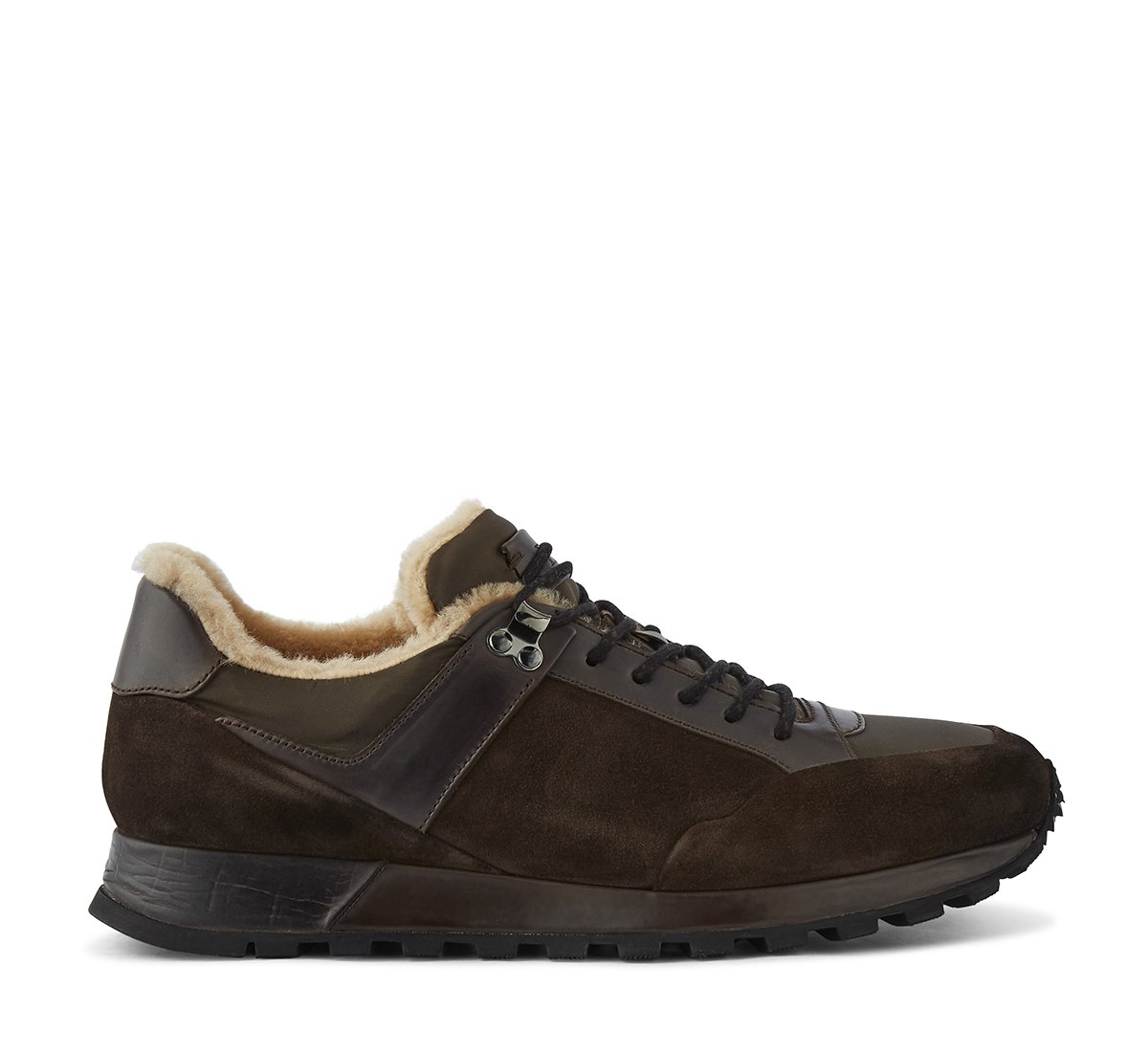 Sneaker in morbido vitello