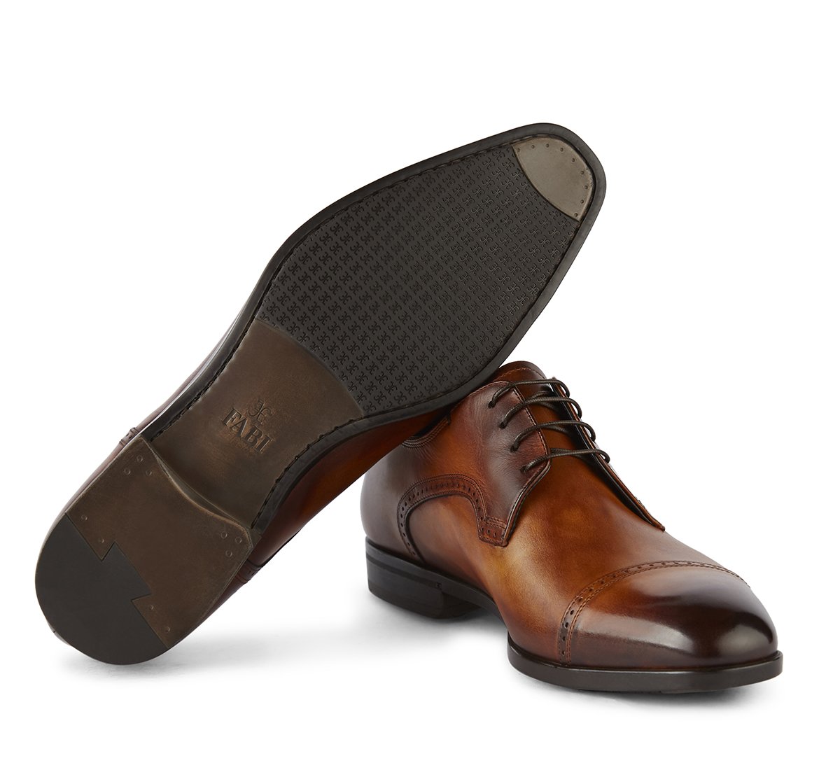 Дерби Fabi classic из натуральной телячьей кожи