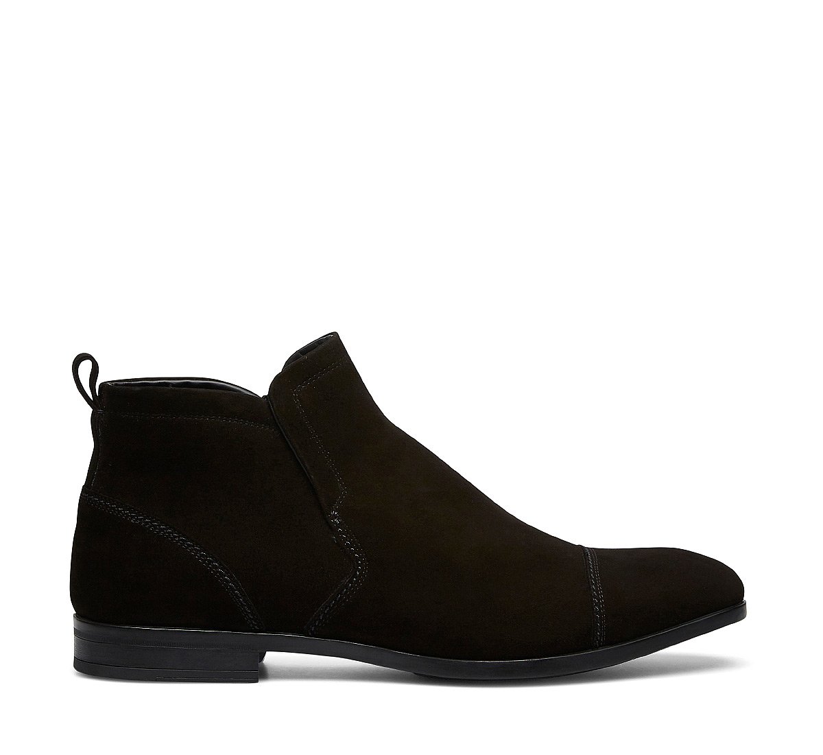 Calfskin ankle boots