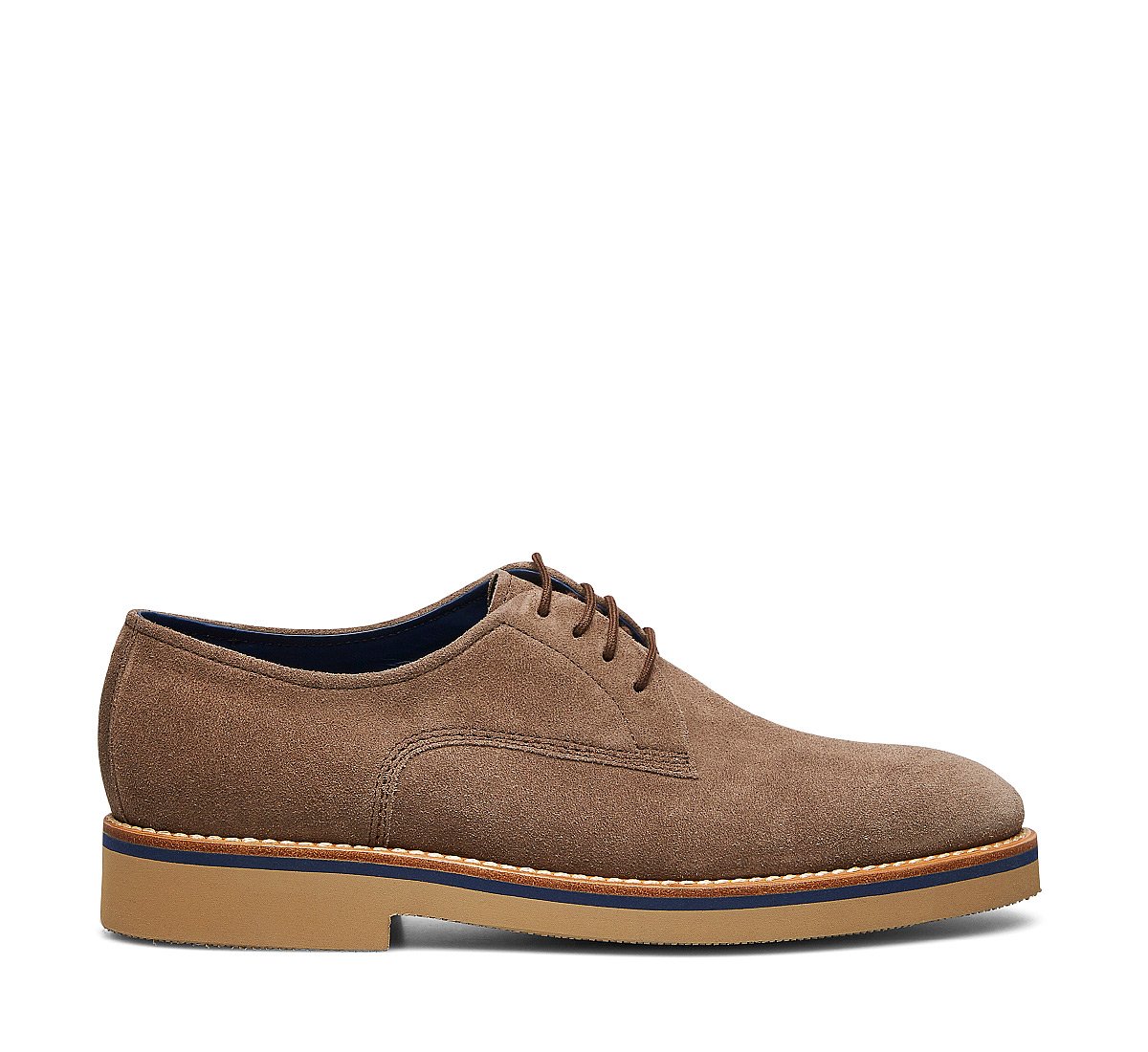 Derby in suede