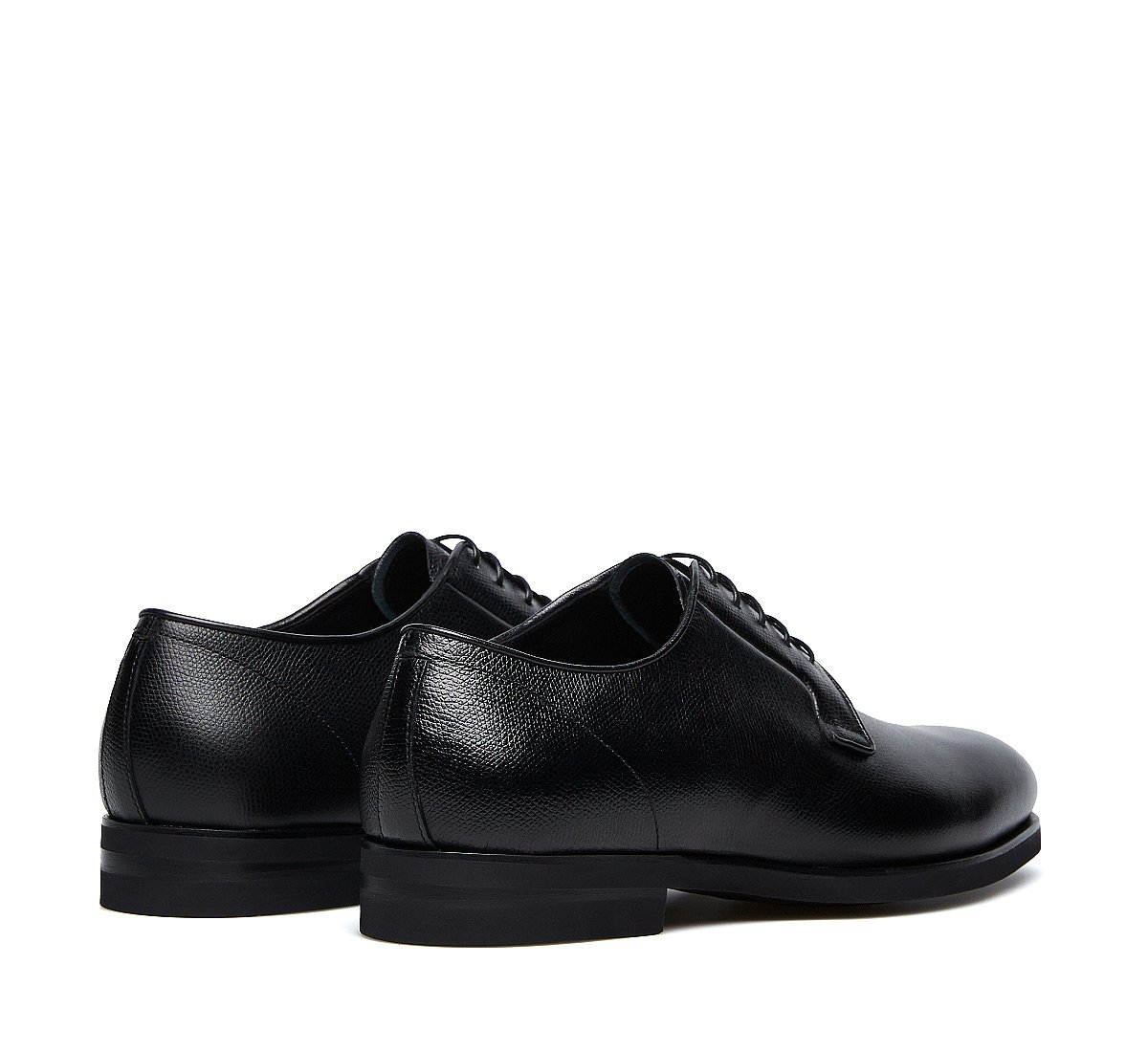 Five-eyelet derbies in calfskin