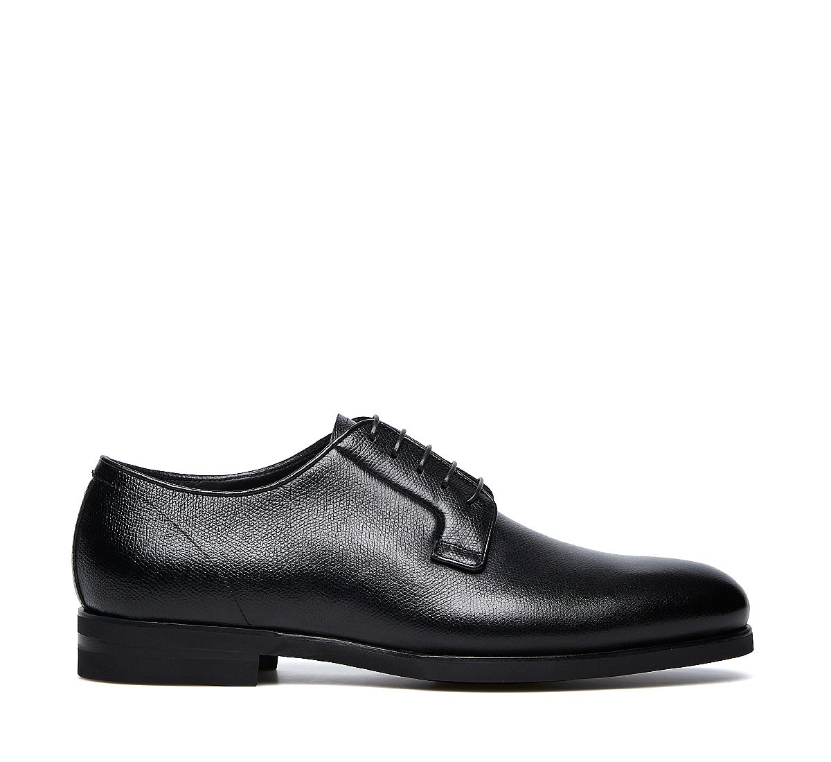 Five-eyelet derbies in calfskin